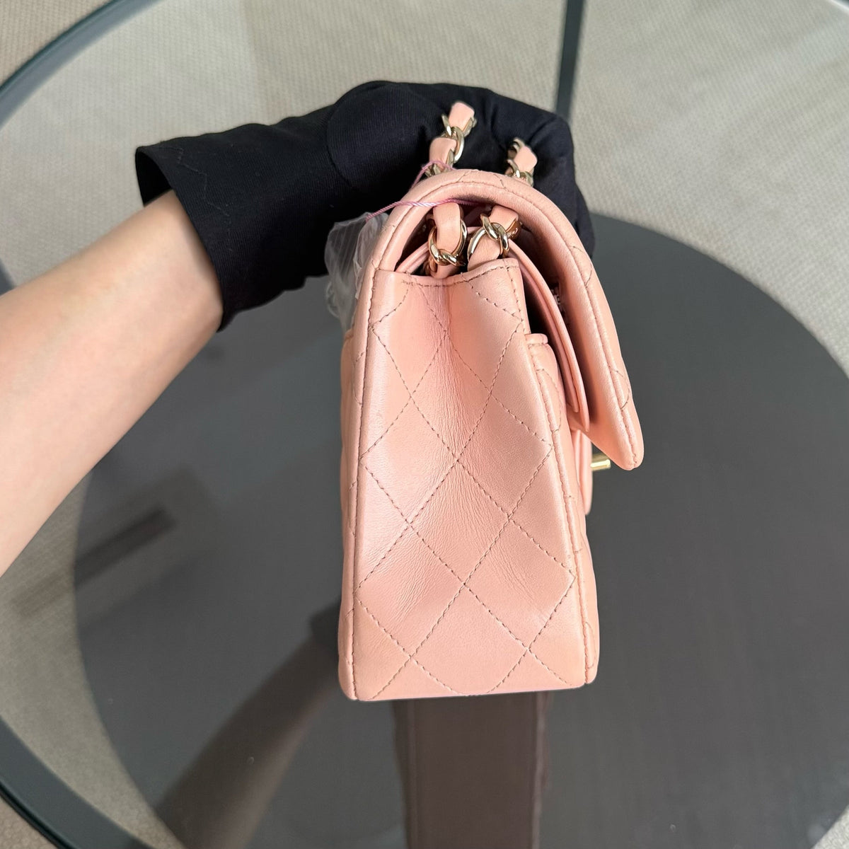 Chanel Classic Flap Small - Lambskin 23CM Light Pink Gold Hardware Series 31