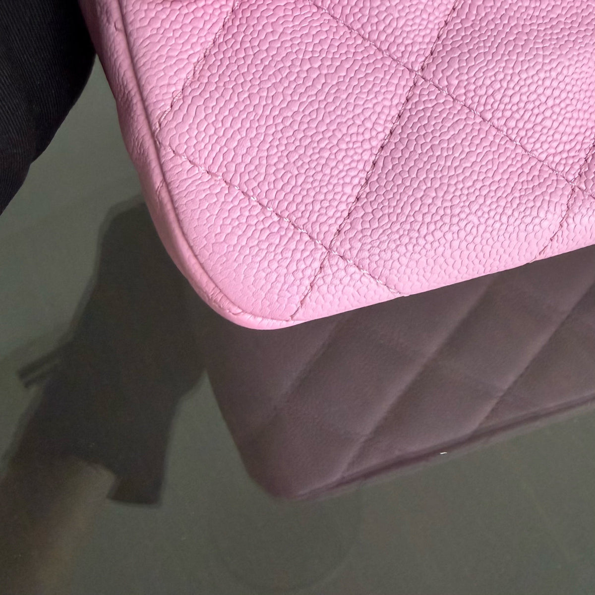 Chanel Flap Medium 24CM Sweetheart 23P Adjustable Chain - Caviar Quilted Barbie Pink Gold Hardware Microchip