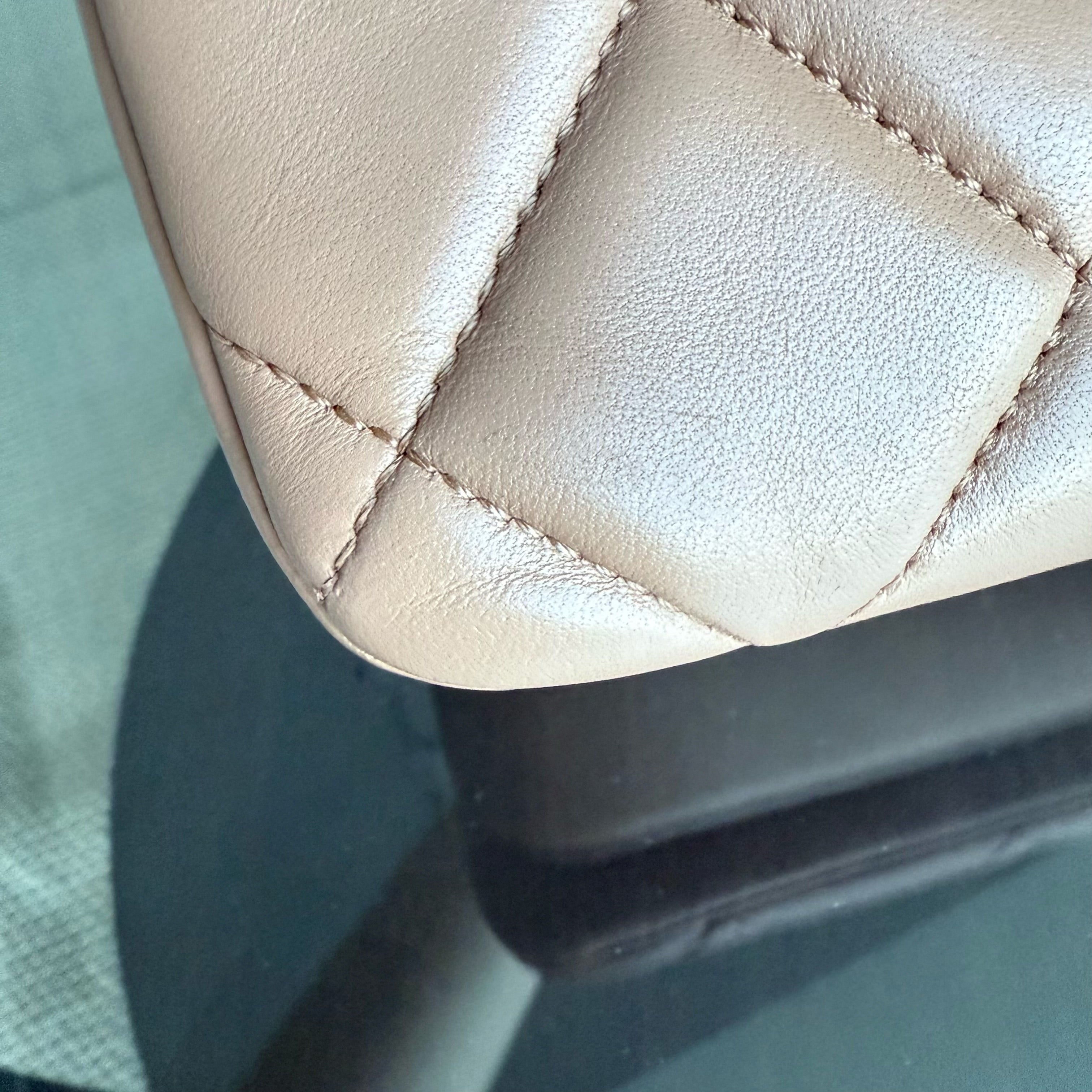 Chanel Trendy CC Small - Cannage Lambskin Blush Gold Hardware Series 23