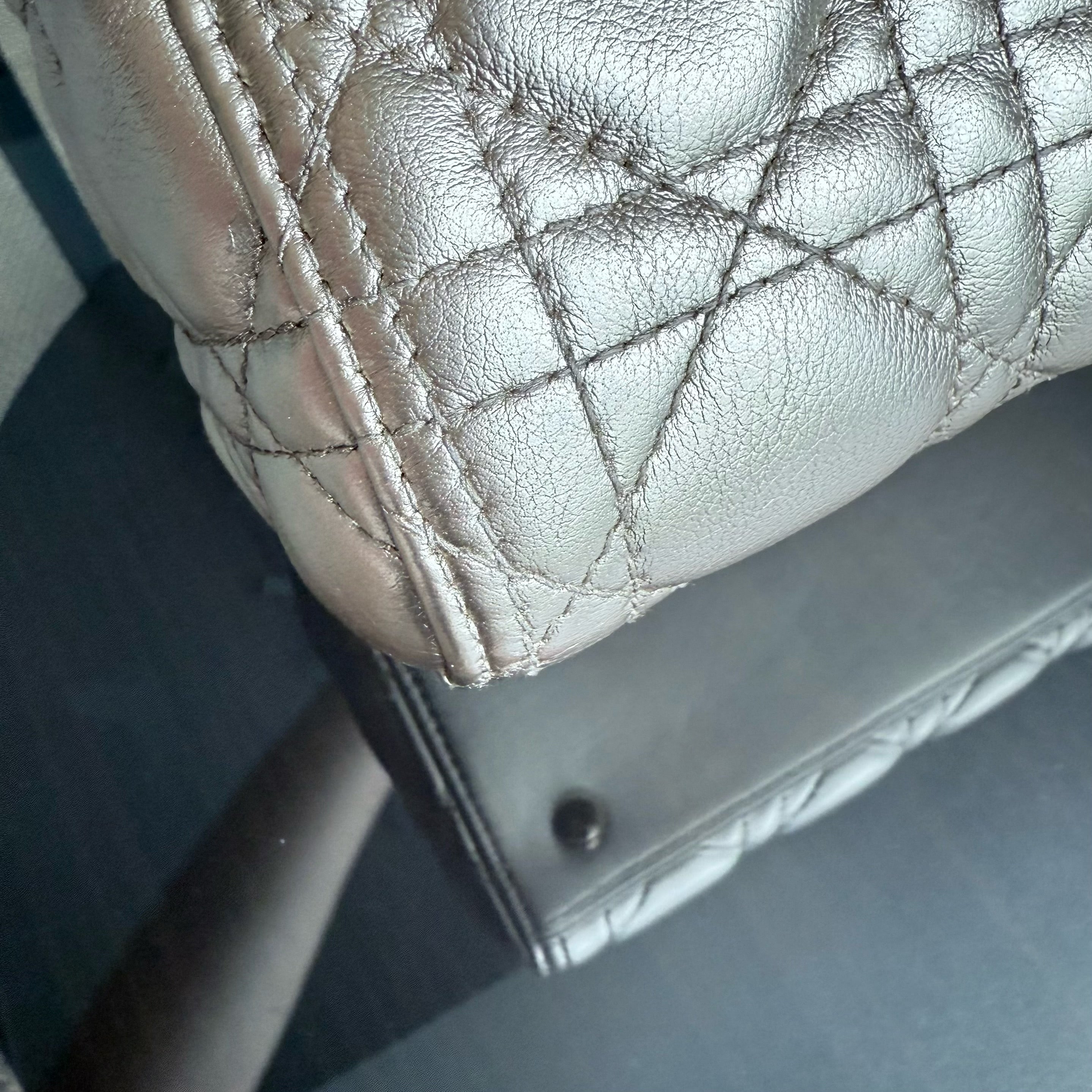 Dior Lady Medium Flap - Cannage Calfskin Gold Hardware NO STRAP