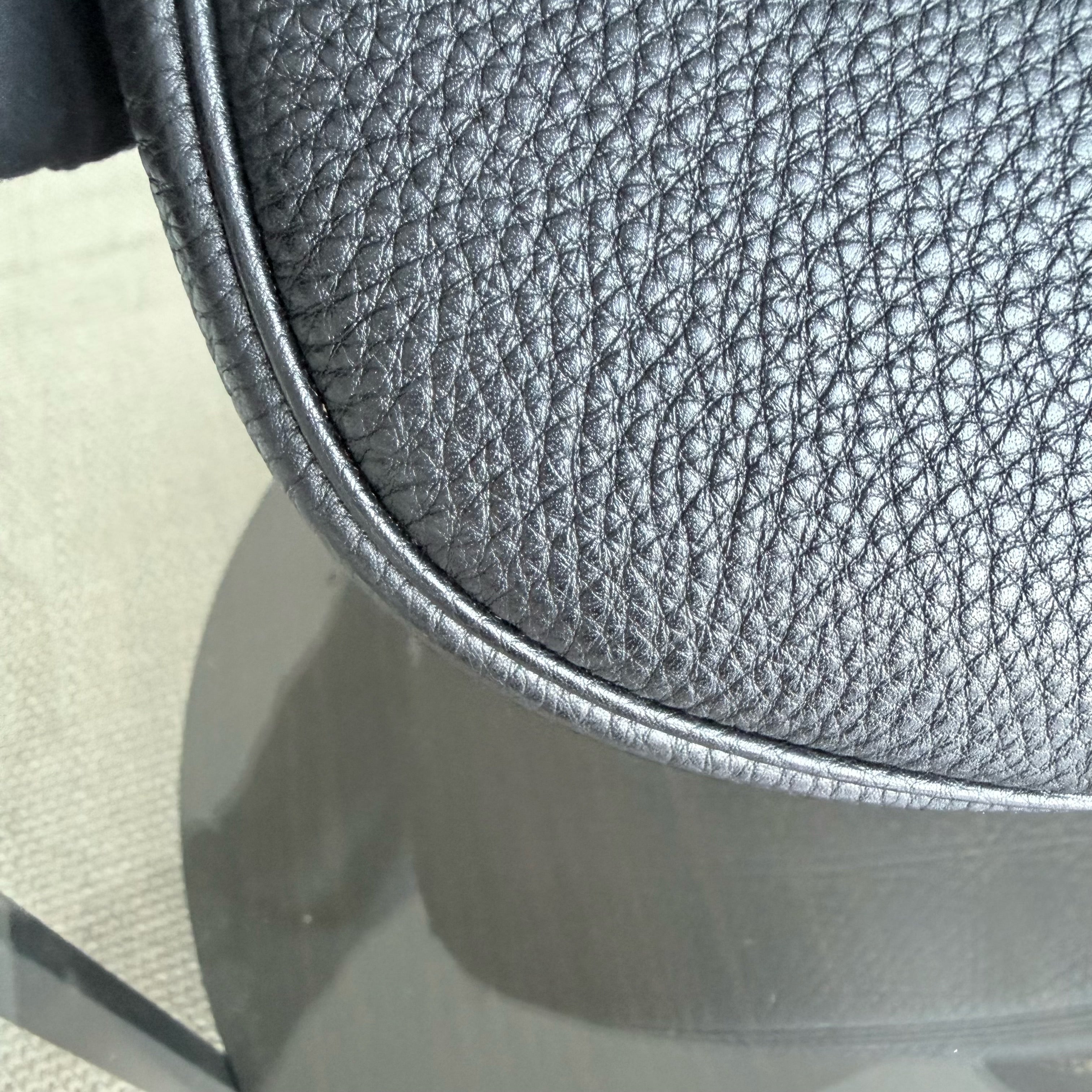 Dior Bobby Large - Caviar Black Golden Hardware With Strap