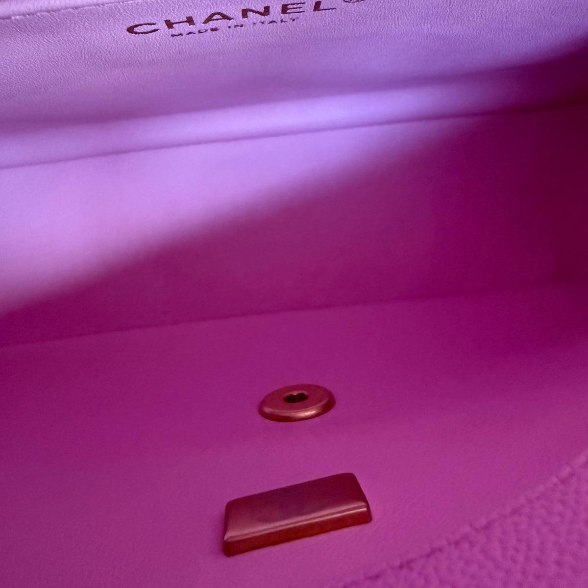Chanel Flap Medium 24CM Sweetheart 23P Adjustable Chain - Caviar Quilted Barbie Pink Gold Hardware Microchip
