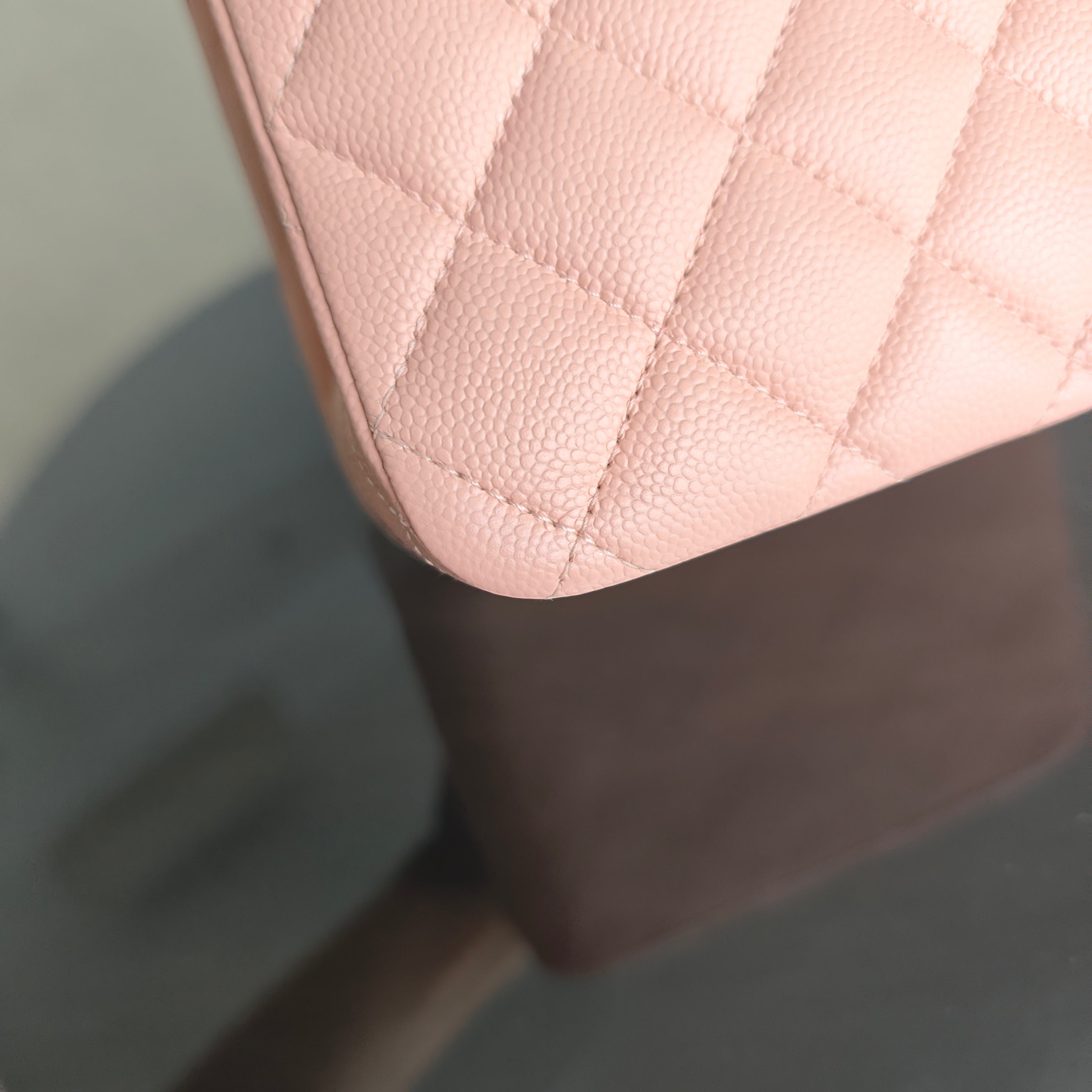 Chanel Bucket Bag - 16CM in the Light Pink Caviar LGHW Microchip
