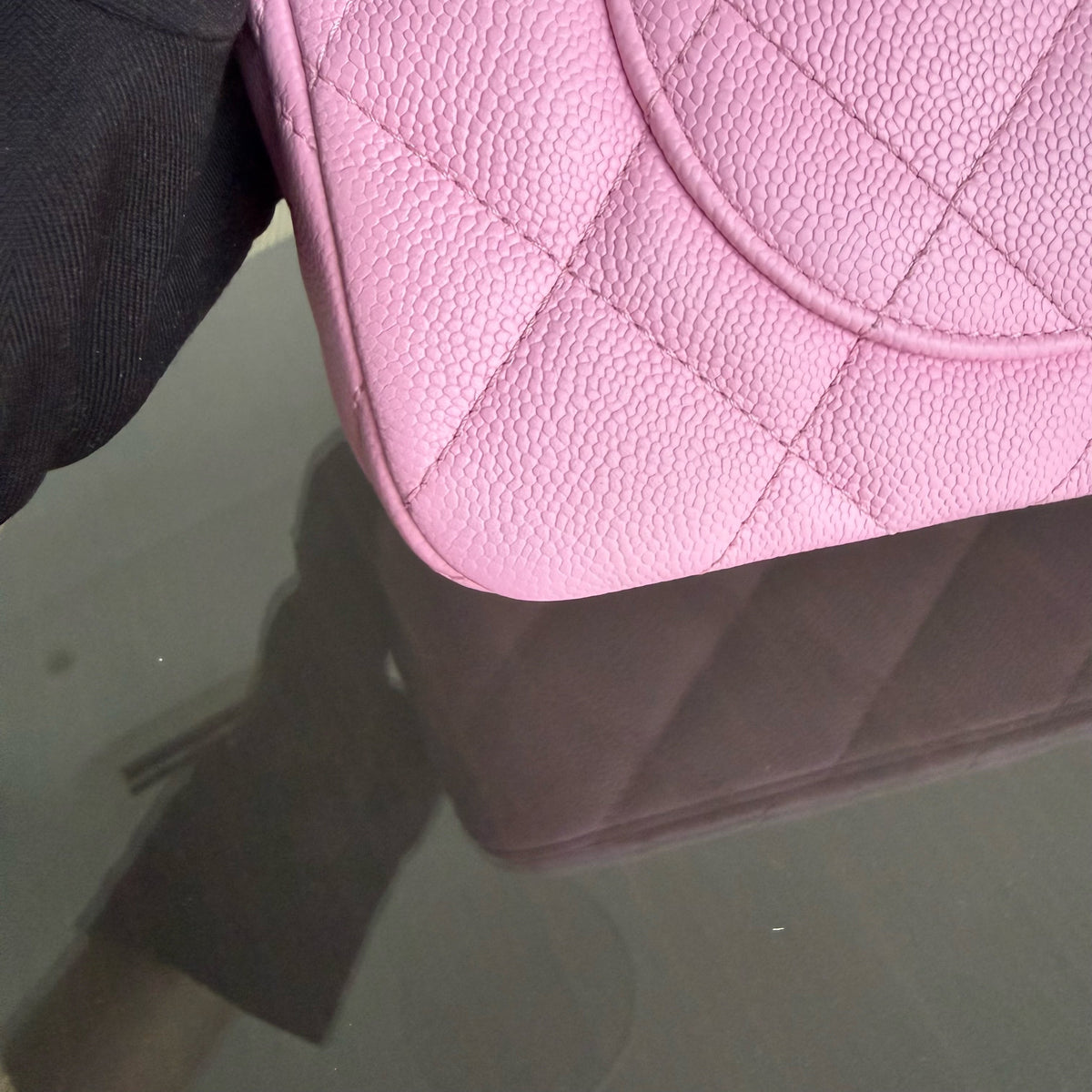 Chanel Flap Medium 24CM Sweetheart 23P Adjustable Chain - Caviar Quilted Barbie Pink Gold Hardware Microchip