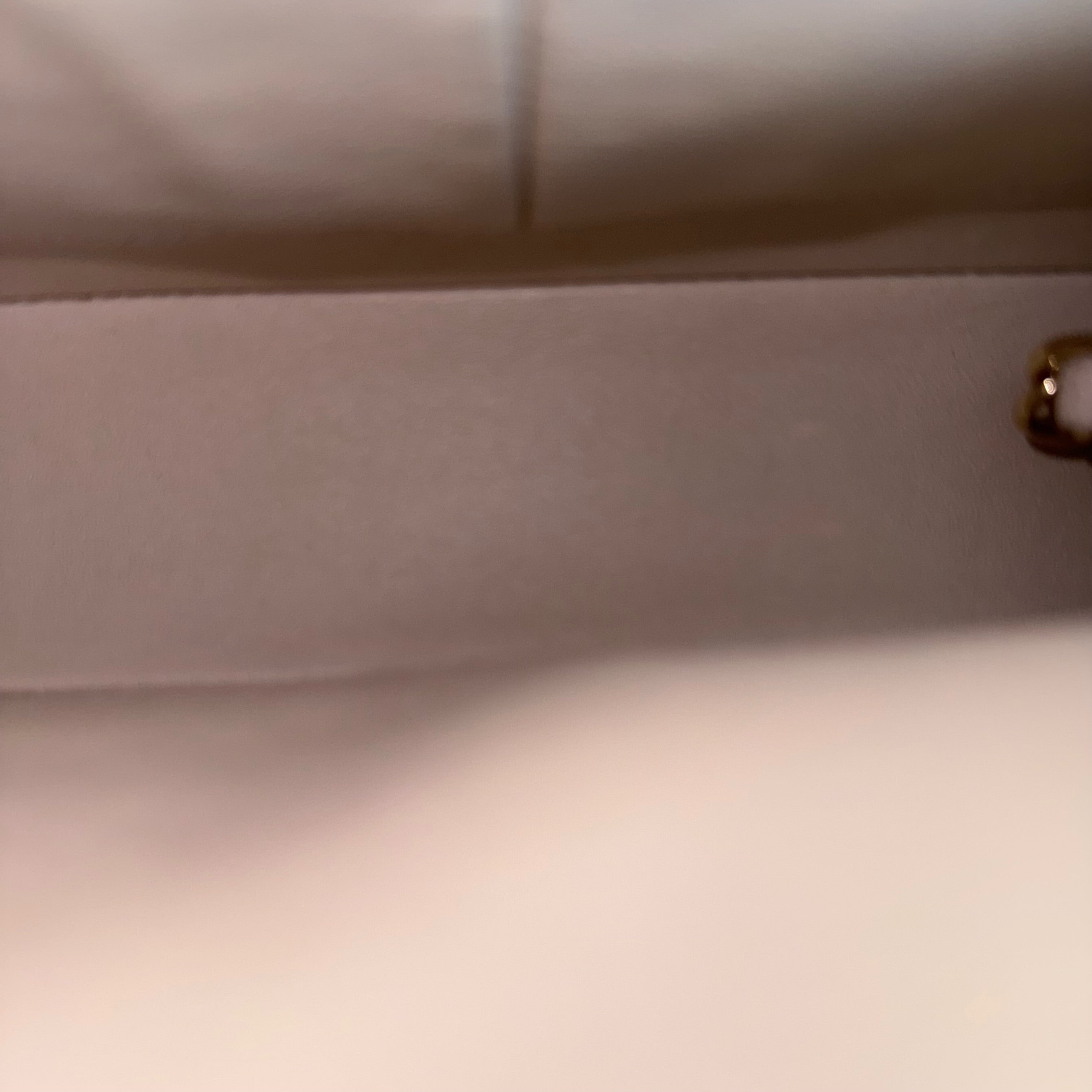 Chanel Classic Flap Small - Caviar 23CM Chevron Cream White Gold Hardware Series 26