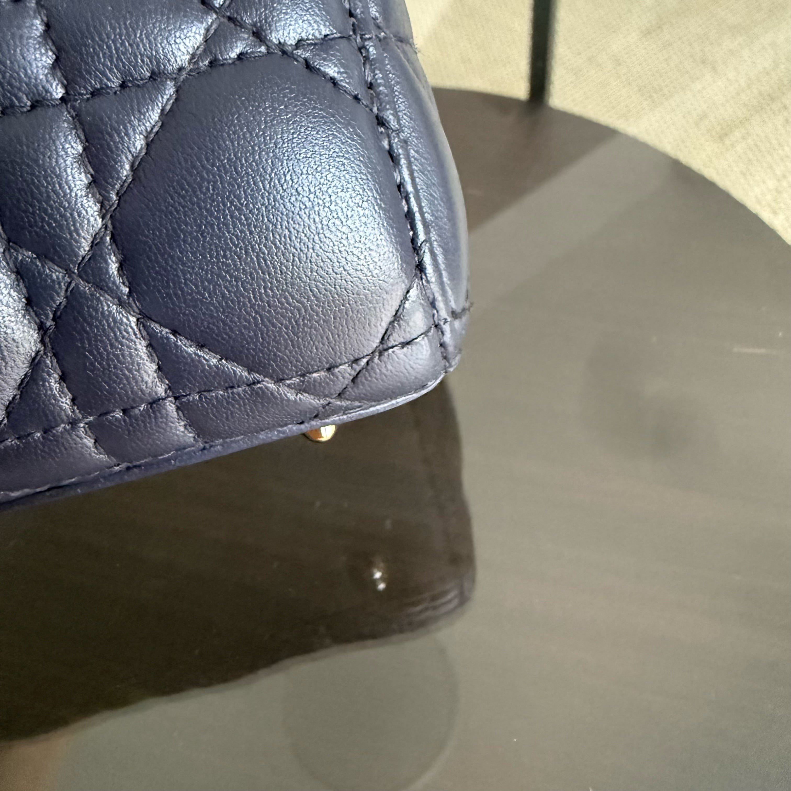 Dior Lady Small - Cannage Lambskin Gold Hardware