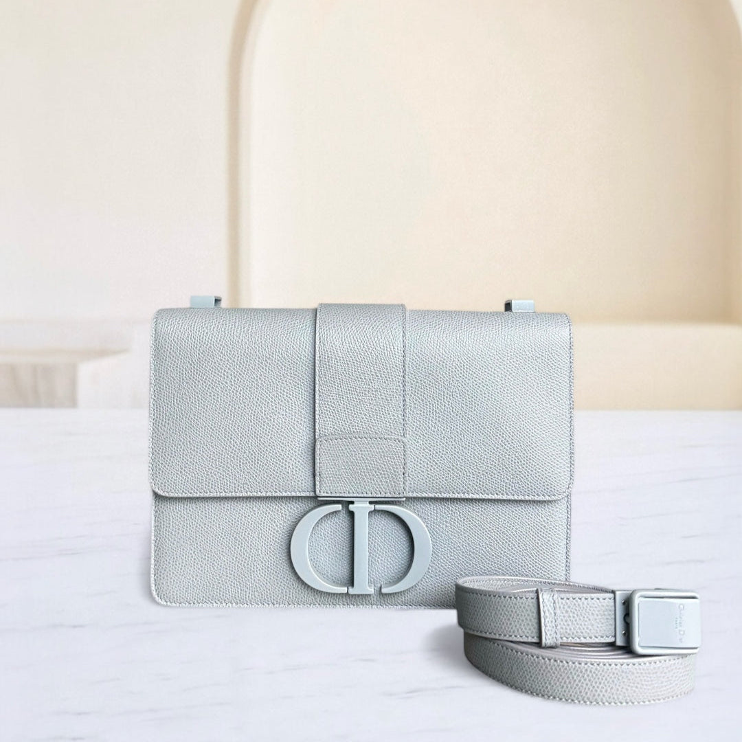 Dior 30 Montaigne - Caviar Gray So Gray Hardware