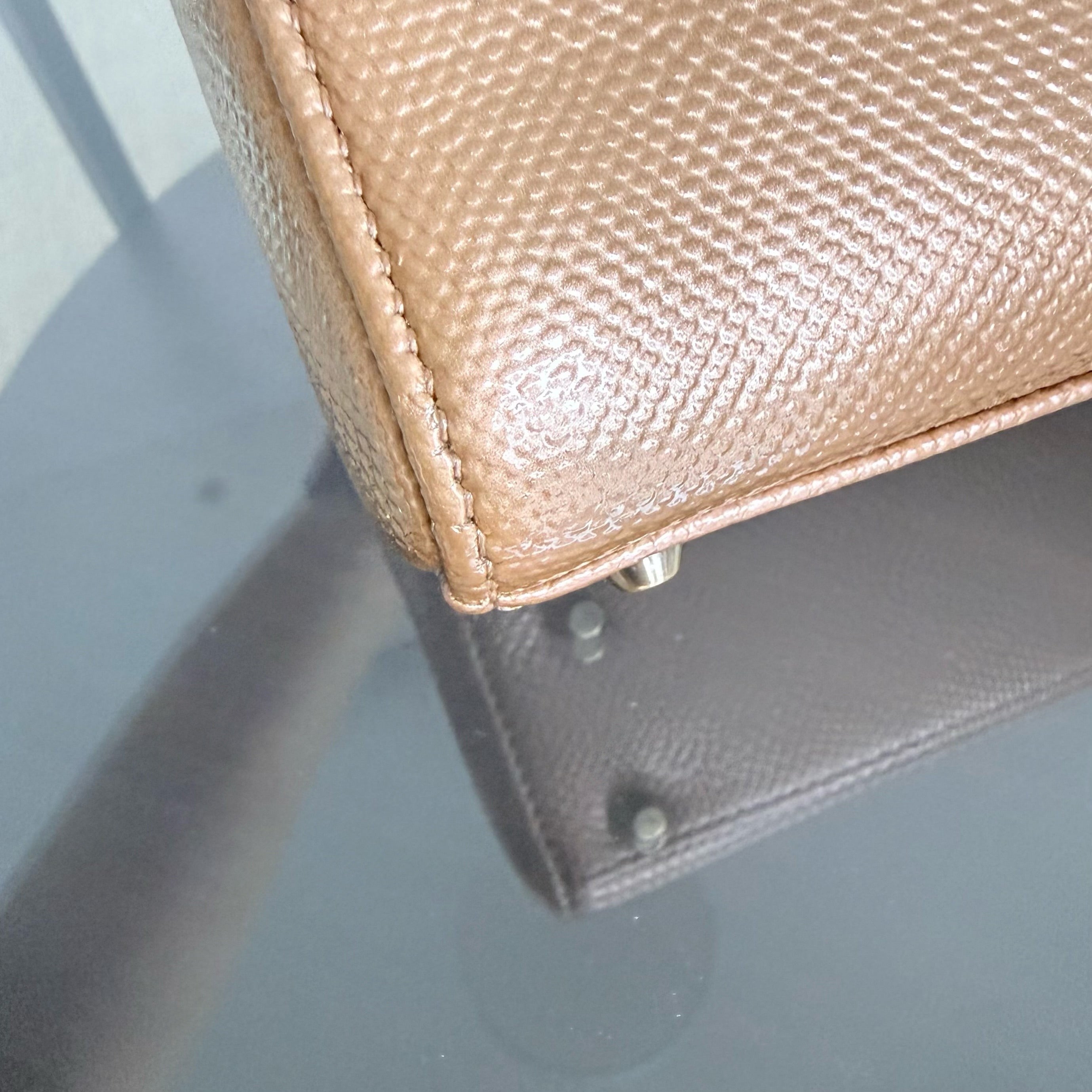 Dior Lady Mini - Exotic Lizard Caramel color Gold Hardware