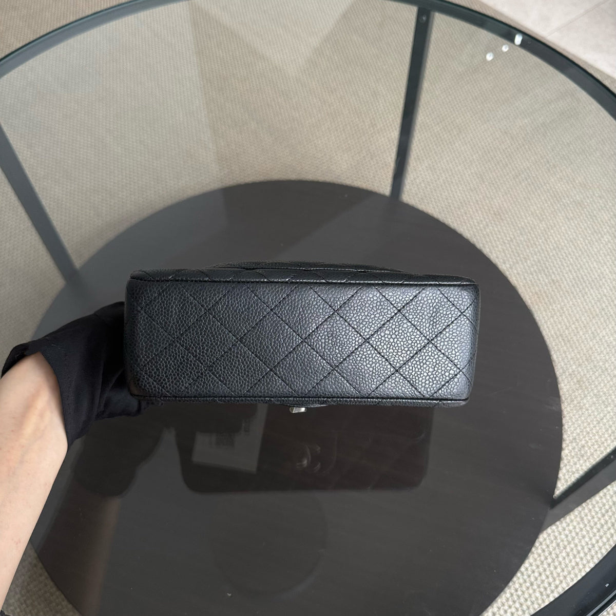 Chanel Classic Flap Mini - 20CM Caviar Quilted Black Silver Hardware Series 20