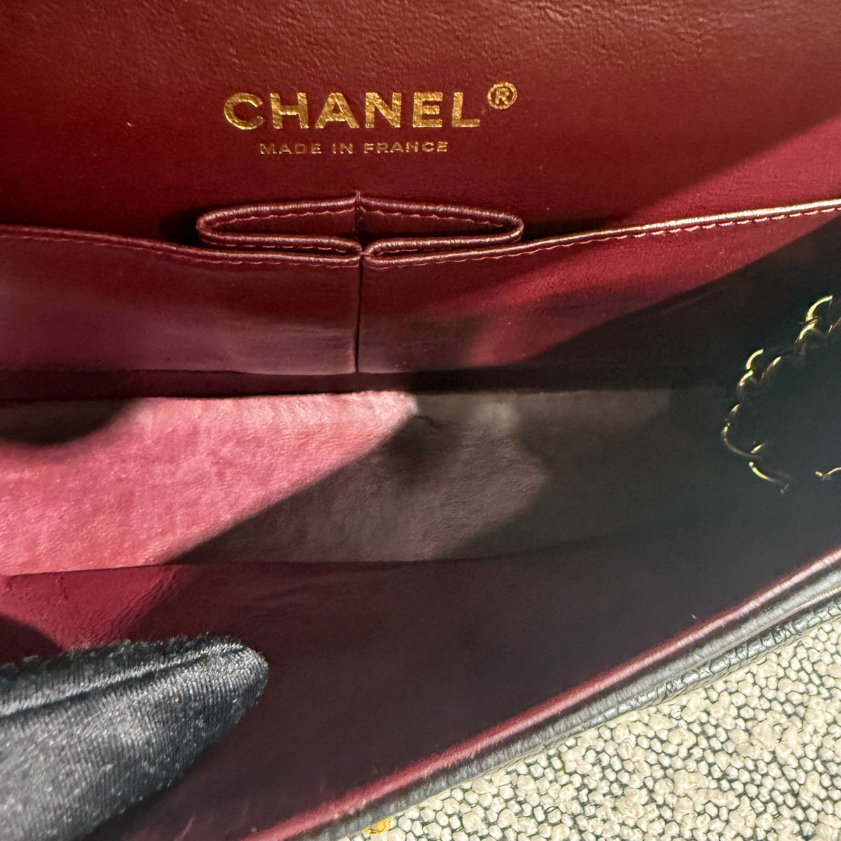 Chanel Classic Flap Medium - 25CM Quilted Caviar Black Gold Hardware