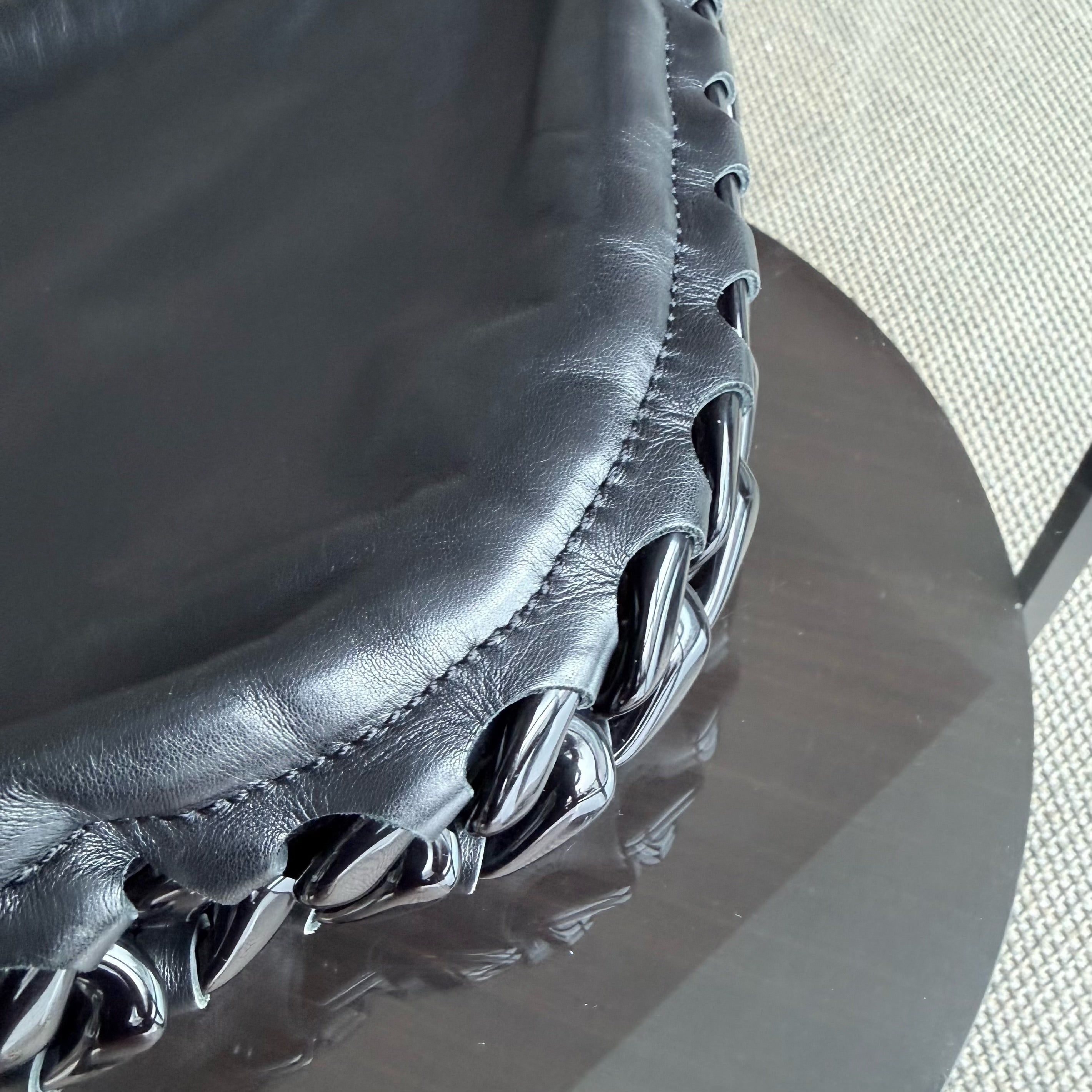 Chanel Shopping Tote - Calfskin Quilted Black Gold Hardware Series 11