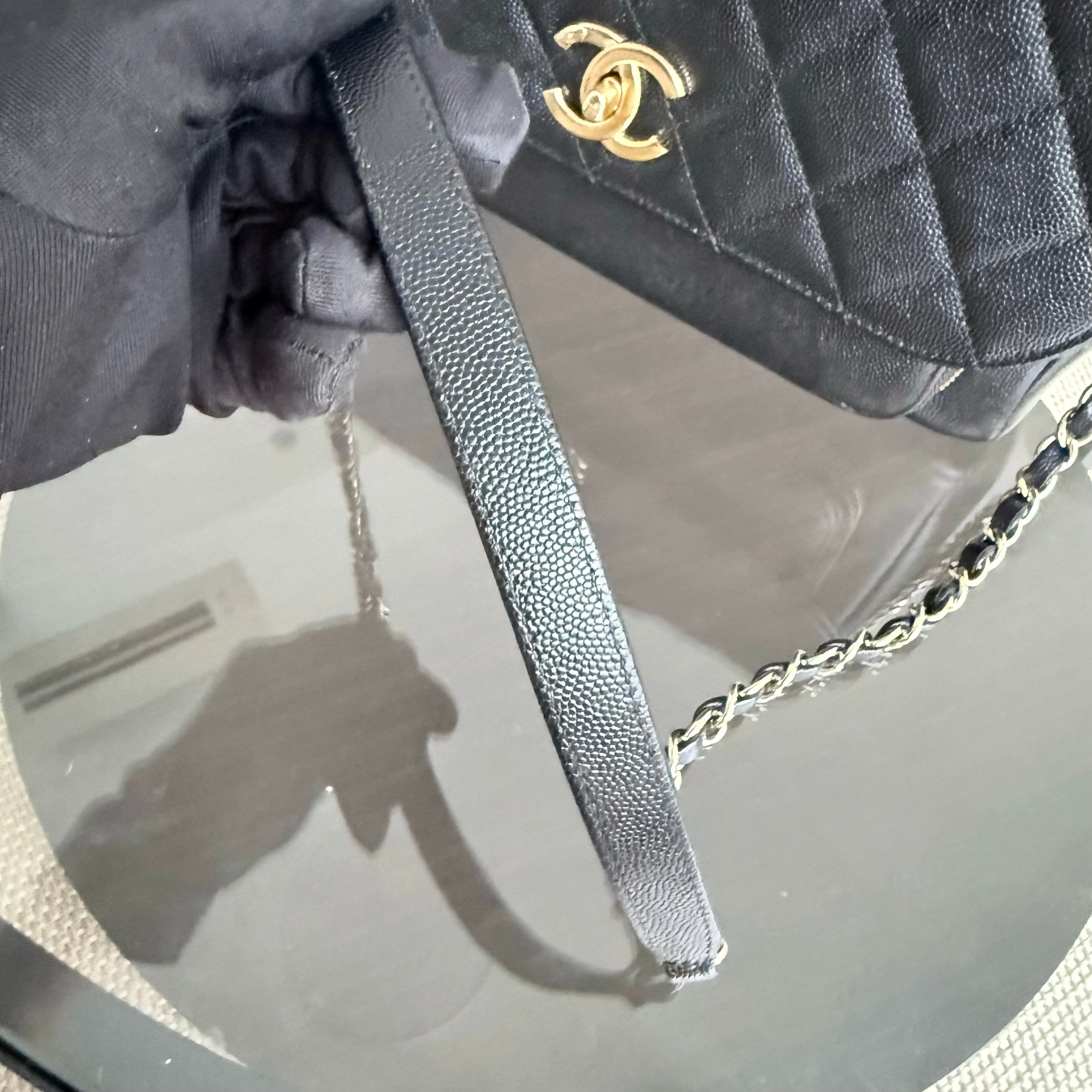 Chanel Business Affinity Large - 27CM Caviar Quilted Black Gold Hardware Series 23