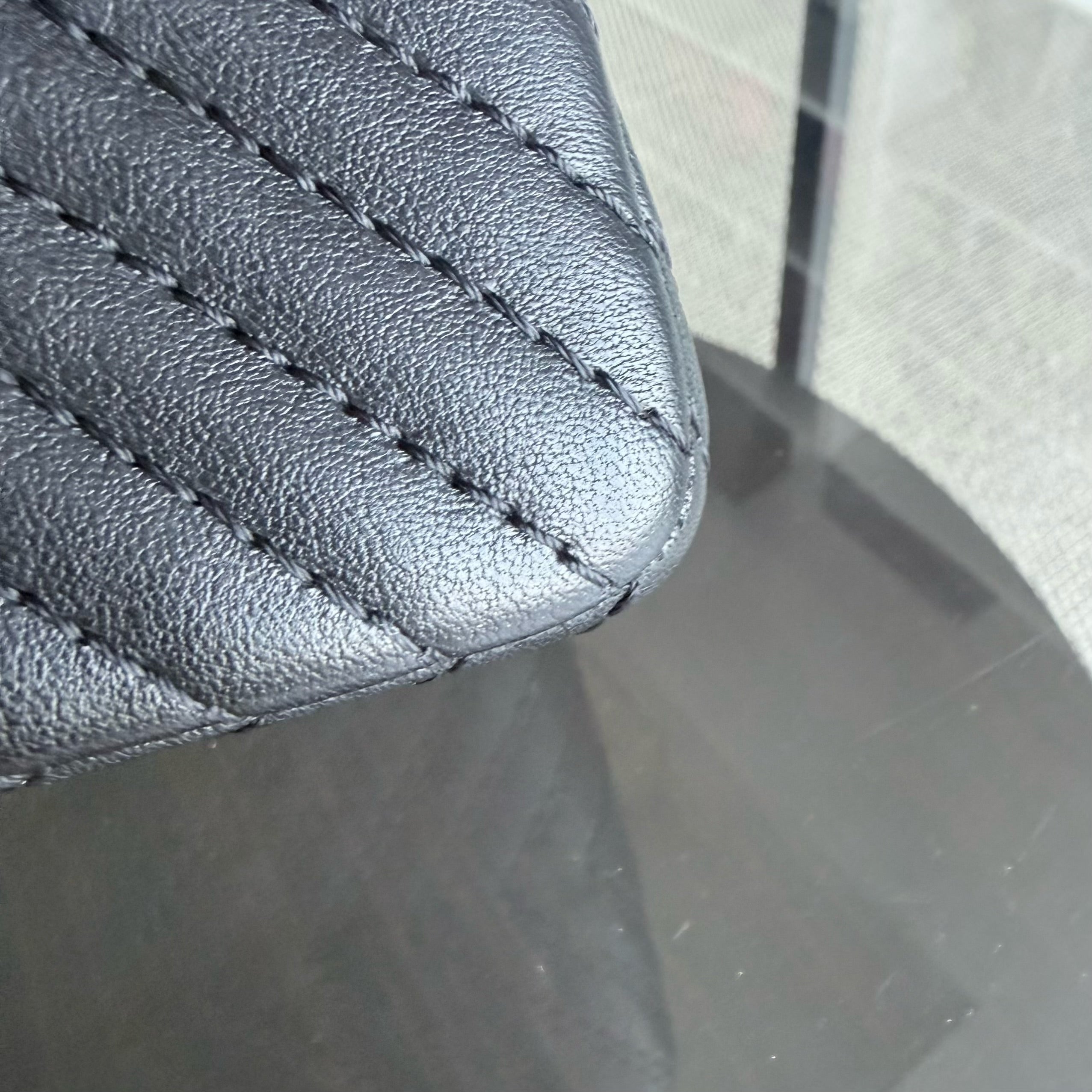 Chanel 2.55 Reissue 226 - 28CM Chevron Aged Calfskin Black Gold Hardware Series 23