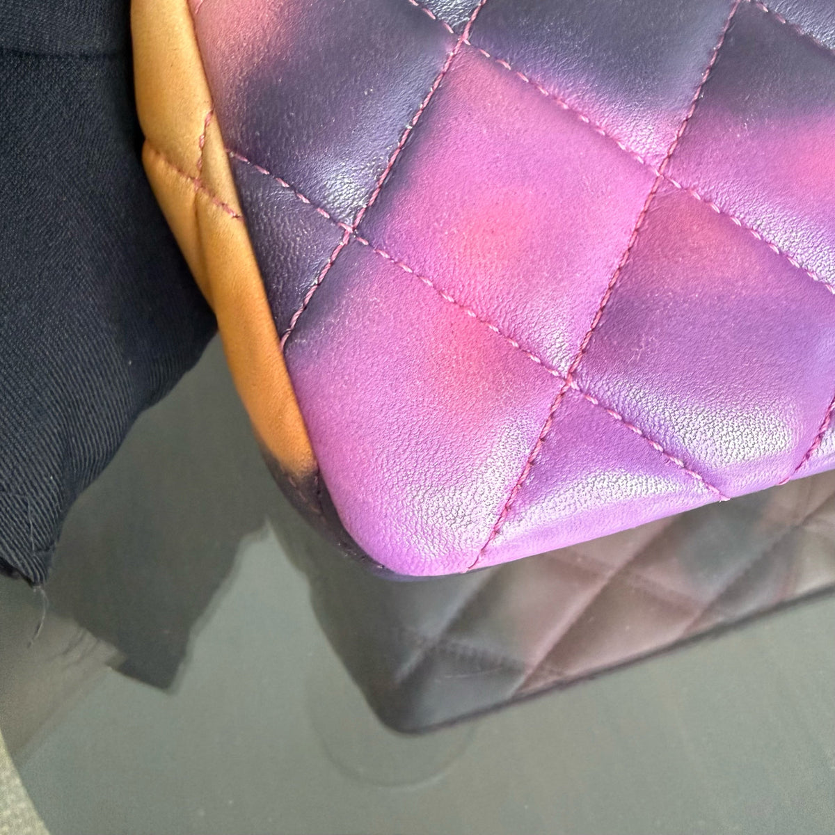 Chanel Classic Flap Small - Flower Power Quilted Lambskin Limited Edition Black Hardware Series 21