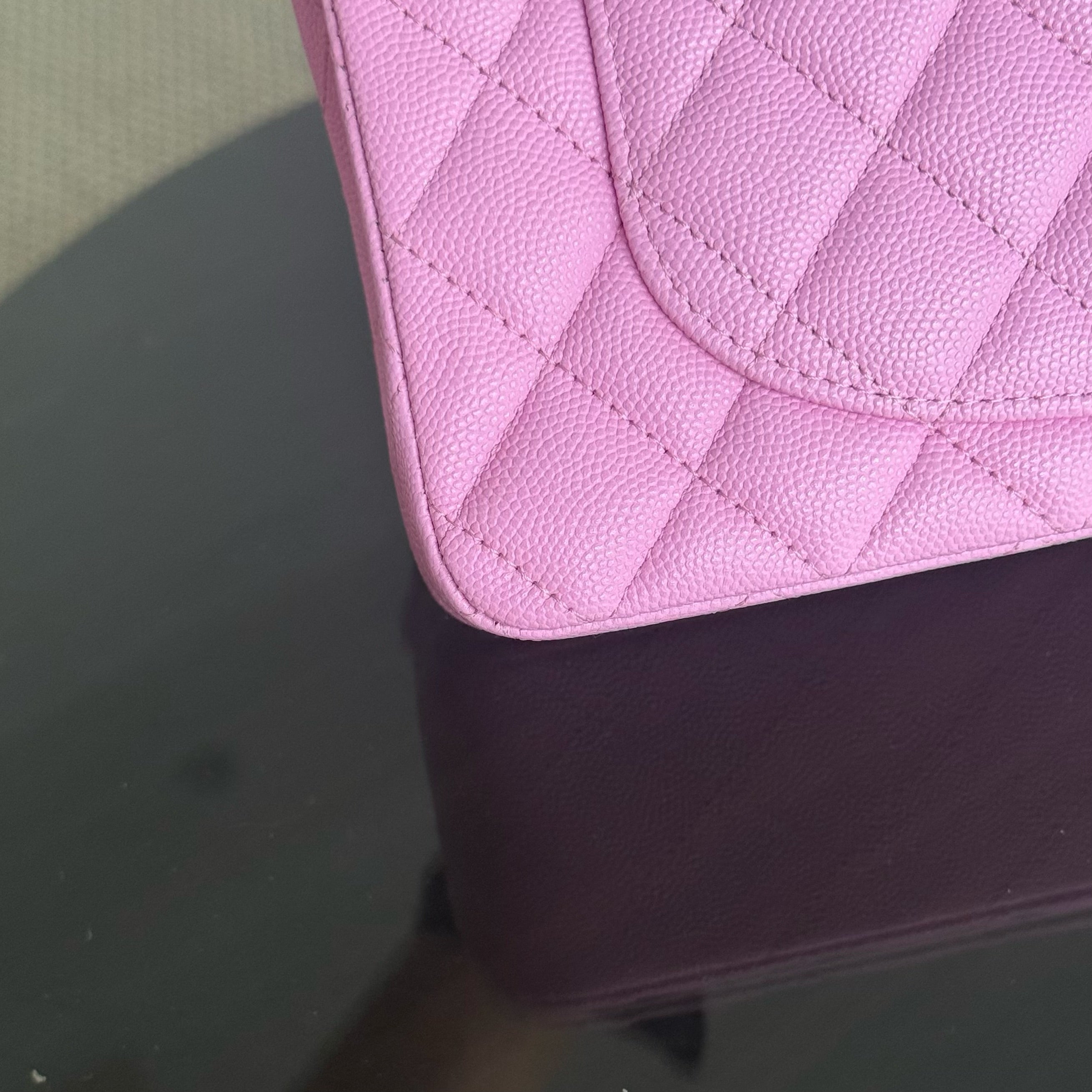 Chanel Classic Flap Small - Caviar 23CM Quilted Barbie Pink Light Gold Hardware Microchip