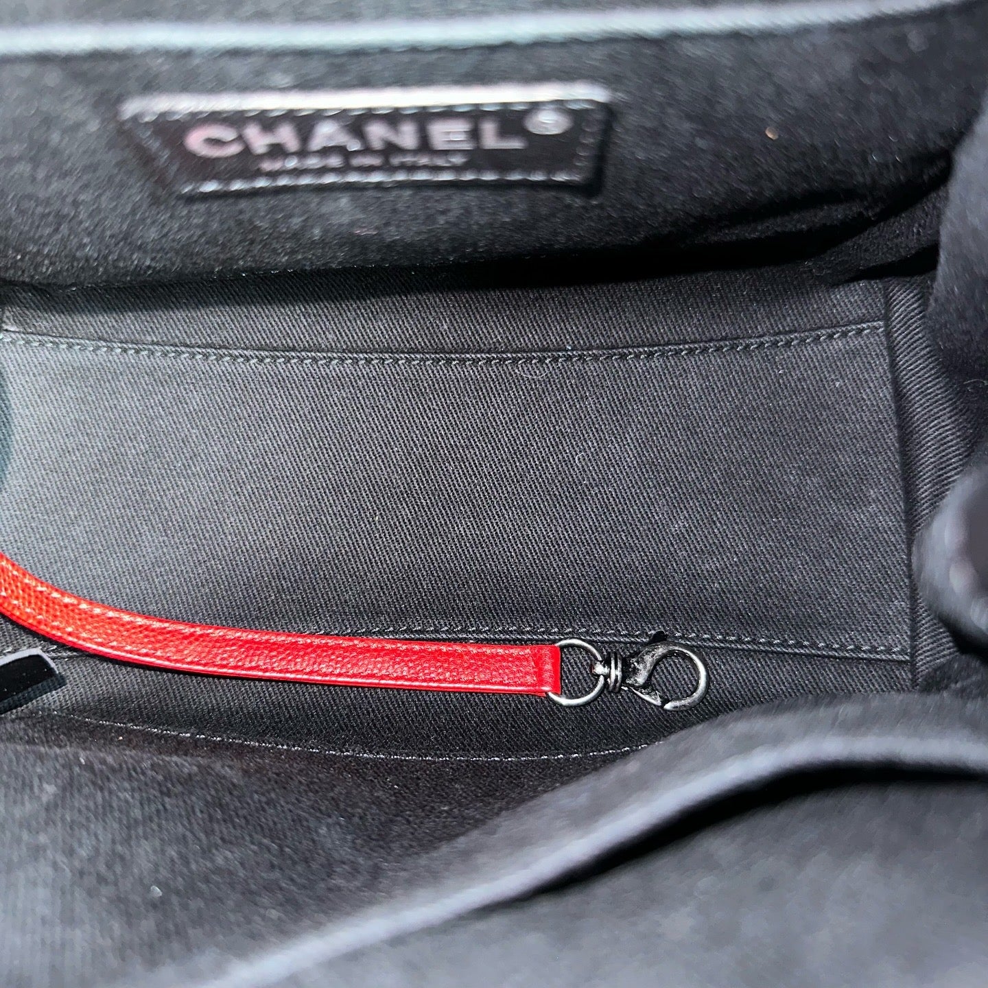 Chanel CC Bucket - Caviar Quilted Calfskin Red RSHW No 22