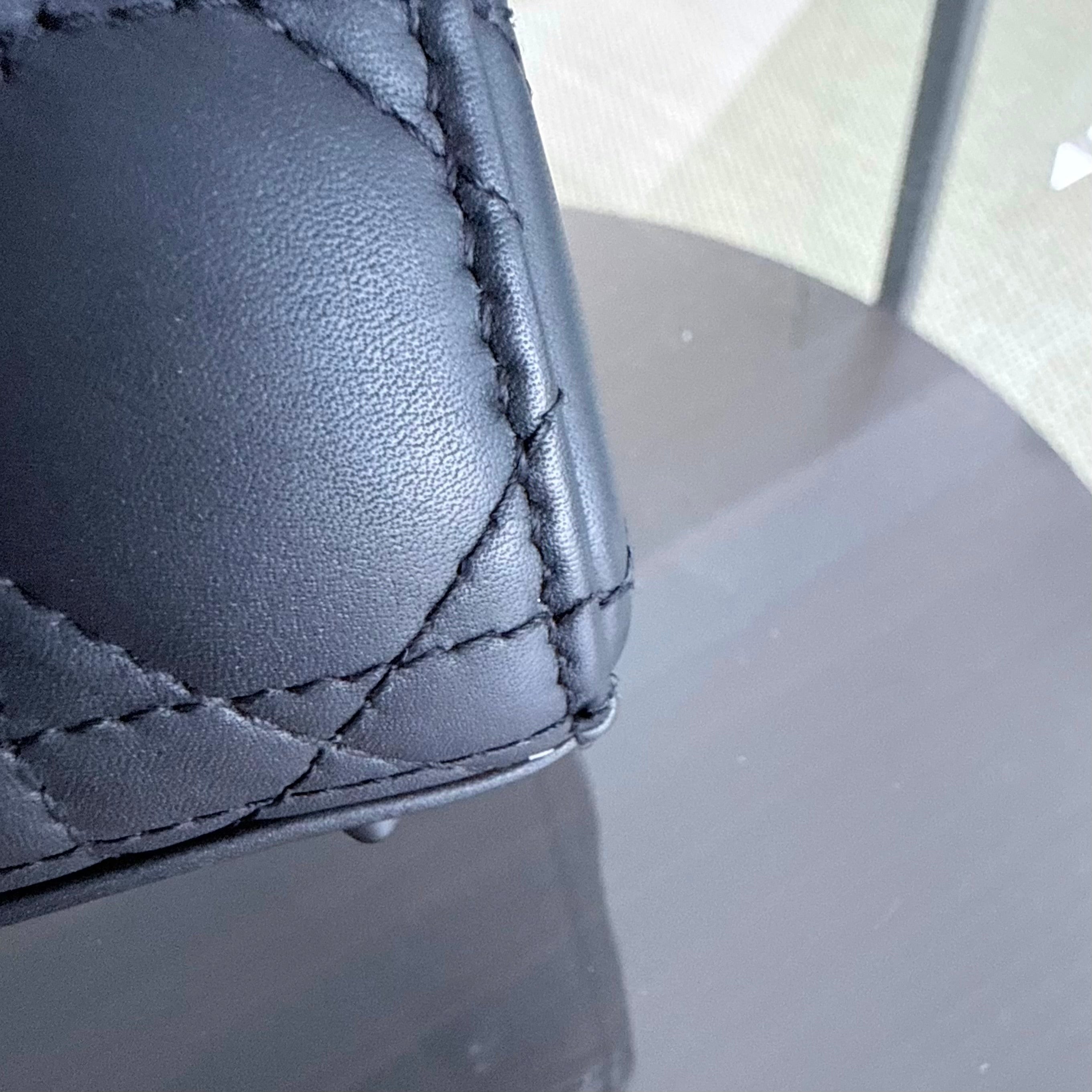 Dior Lady Small MyABC Flap - Cannage Calfskin So Black Hardware