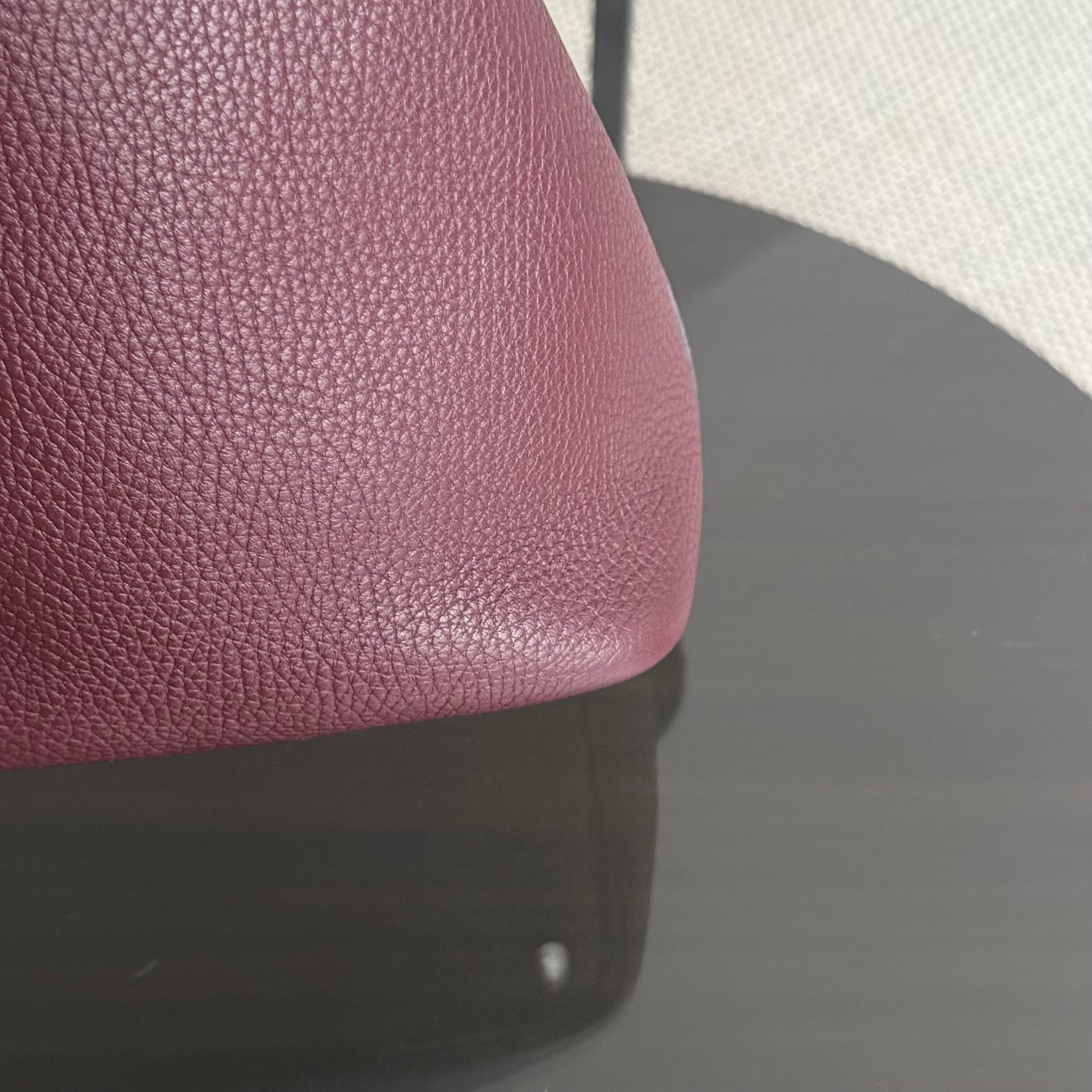 Hermes Picotin 18 - TC Clemence Leather Burgundy Silver Hardware