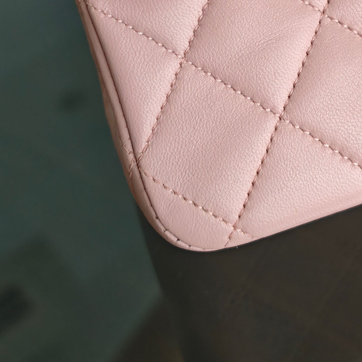 Chanel Classic Flap Medium - 25CM Quilted Lambskin Light Sakura Pink Gold Hardware Series 20