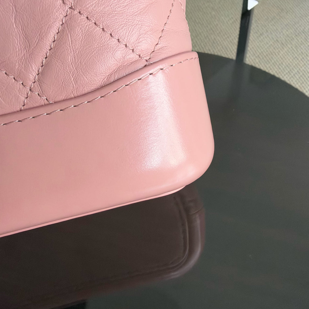 Chanel Gabrielle Small - Quilted Pink Calfskin Gold Hardware Series 27