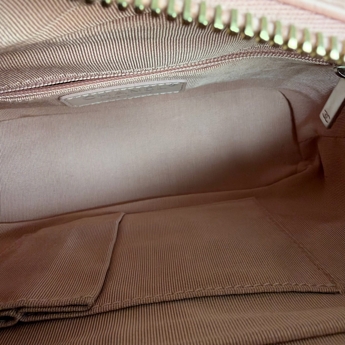 Chanel Gabrielle Small - Quilted Pink Calfskin Gold Hardware Series 27