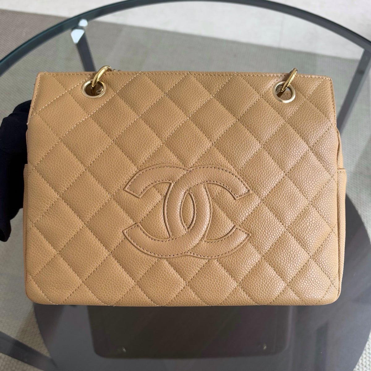 Chanel Petite Timeless Tote - PTT Caviar Quilted Caramel Series 11