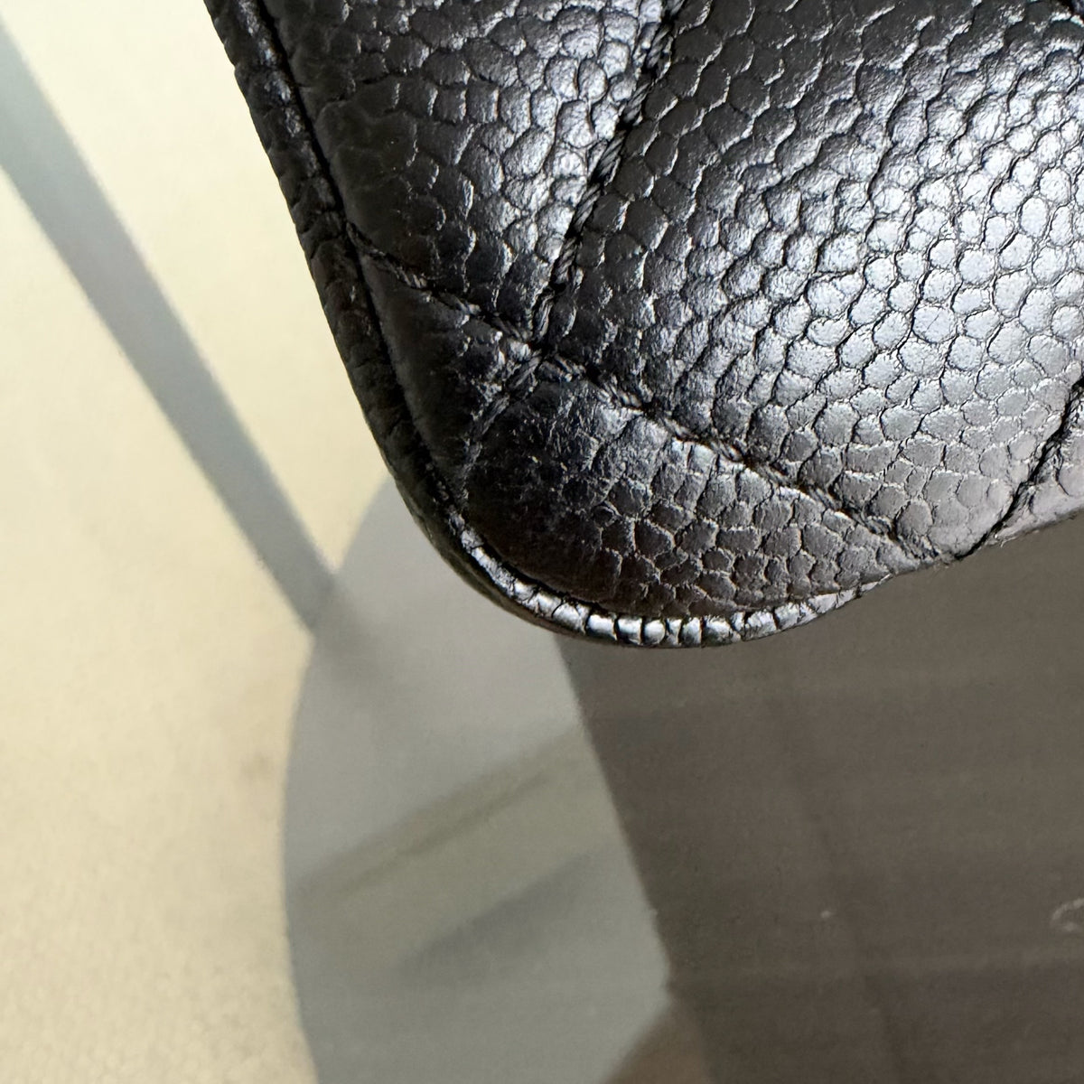 Chanel GST Grand Shopping Tote - Caviar Quilted Black Silver Hardware