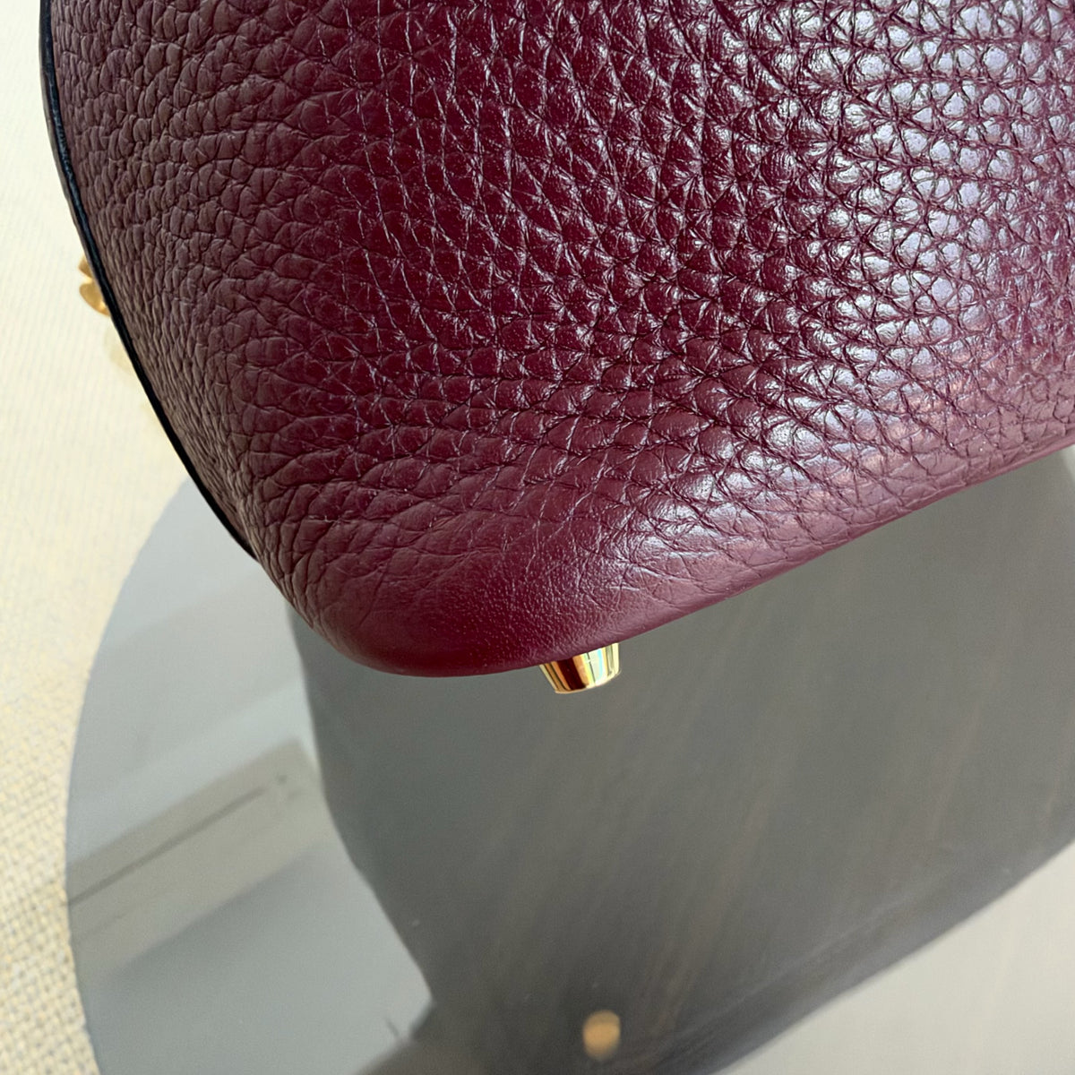 Hermes Picotin 18 - TC Clemence Leather Burgundy Gold Hardware Stamp X