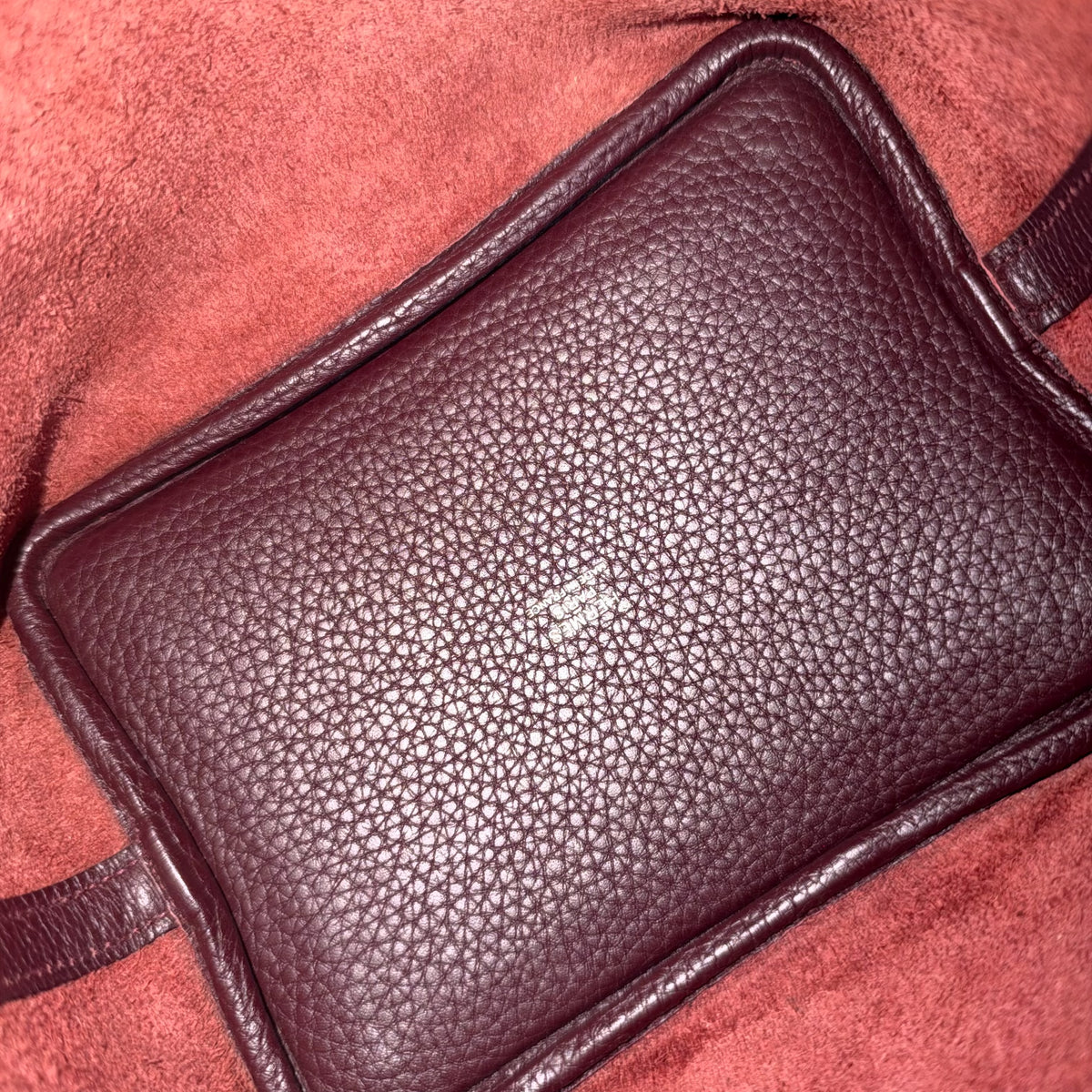 Hermes Picotin 18 - TC Clemence Leather Burgundy Gold Hardware Stamp X