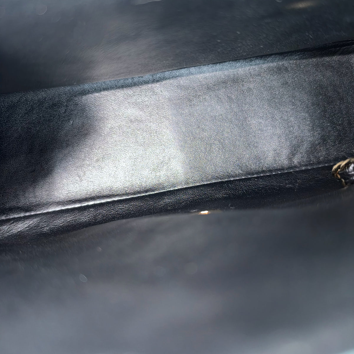 Chanel Classic Flap Jumbo - Caviar 30CM Single Flap Quilted Black Gold Hardware Series 13