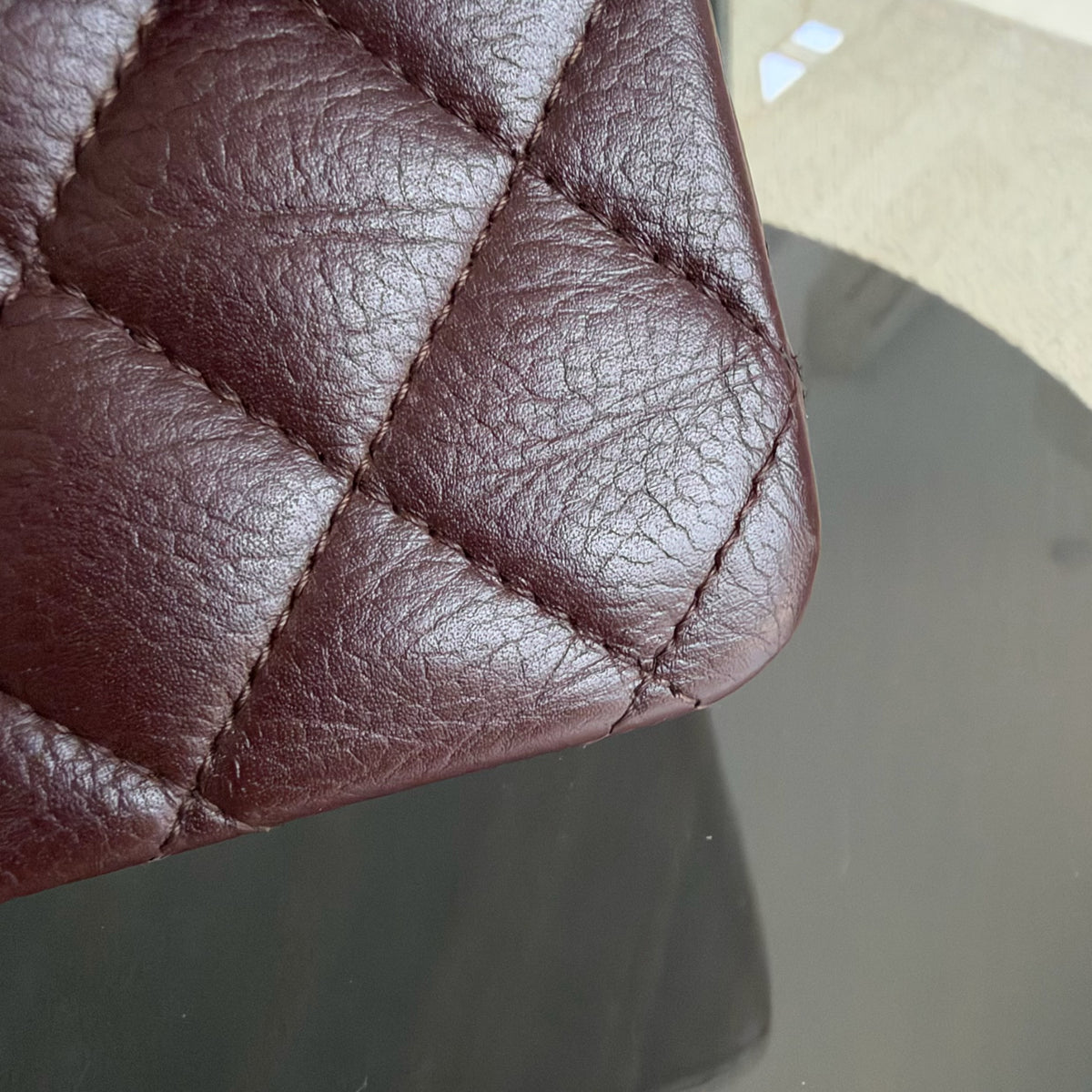 Chanel Classic Flap Medium - 25CM Quilted Caviar Dark Brown Silver Hardware Series 14
