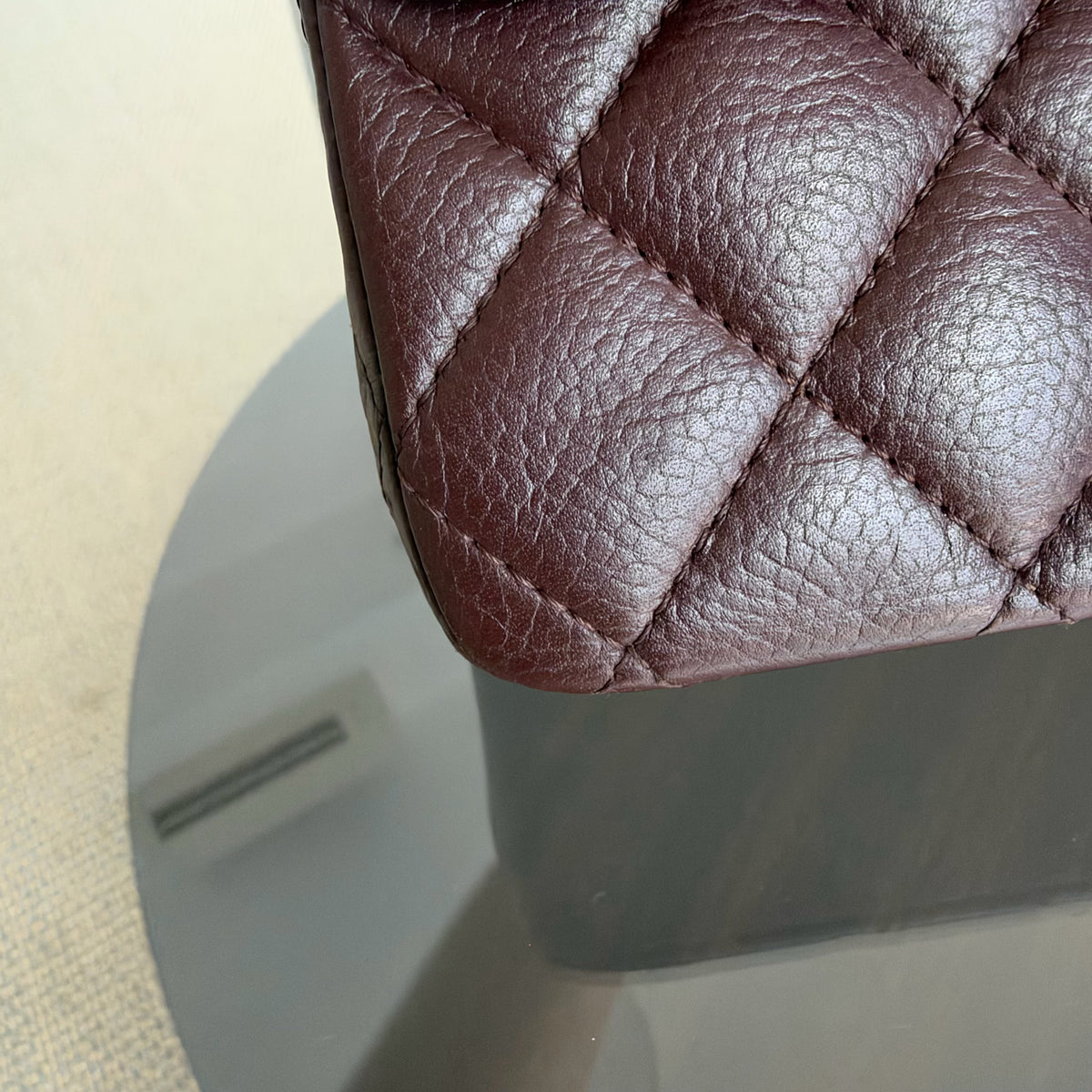 Chanel Classic Flap Medium - 25CM Quilted Caviar Dark Brown Silver Hardware Series 14