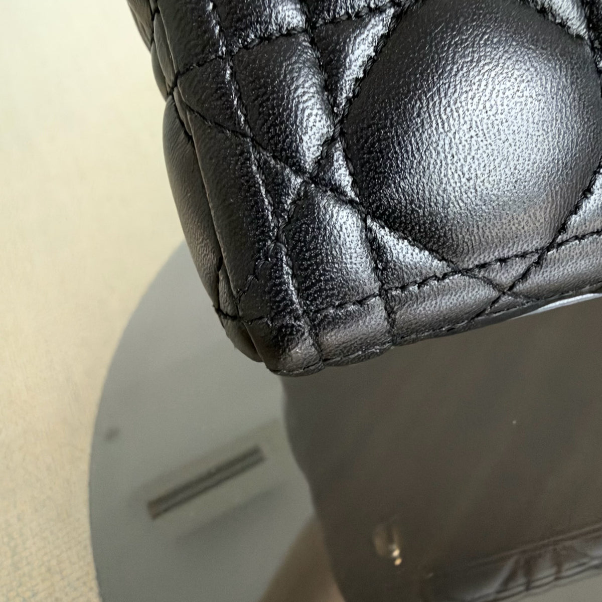 Dior Lady Large - Cannage Lambskin Black Gold Hardware