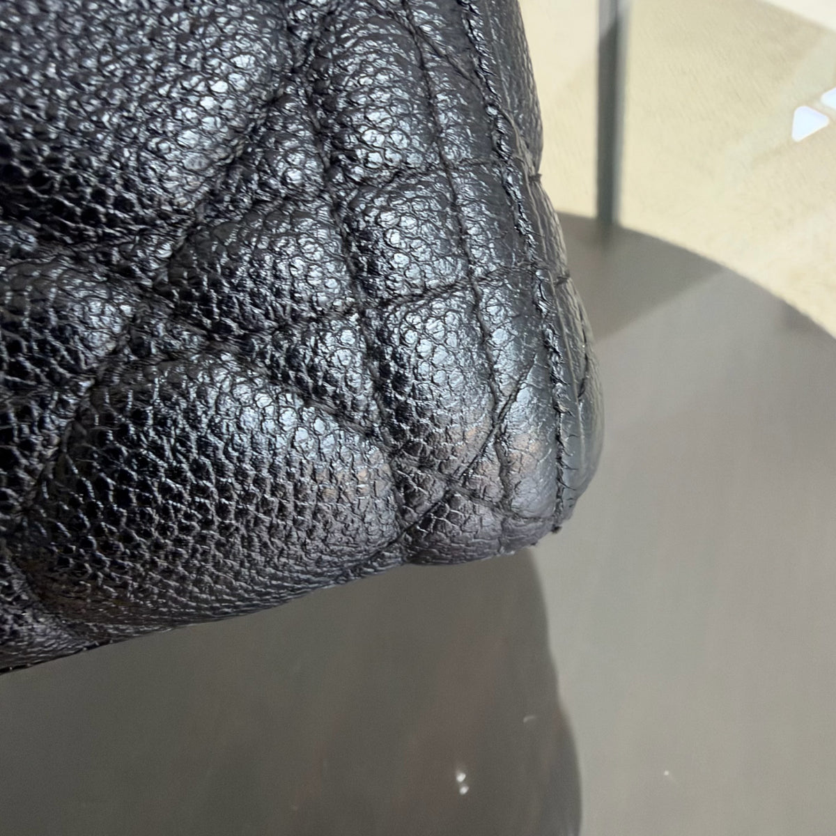 Dior Lady Medium - Cannage Caviar Black Silver Hardware
