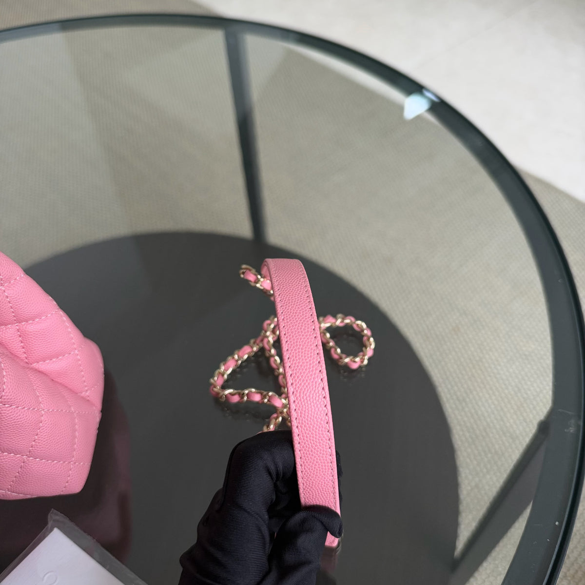 Chanel Coco Handle Small - Caviar Quilted Pink Gold Hardware Series 30