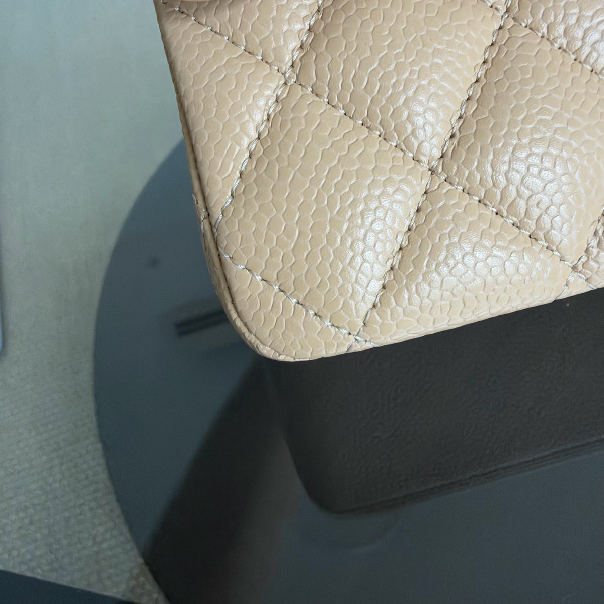 Chanel Classic Flap Medium - Caviar 25CM Quilted Caramel Gold Hardware Series 31
