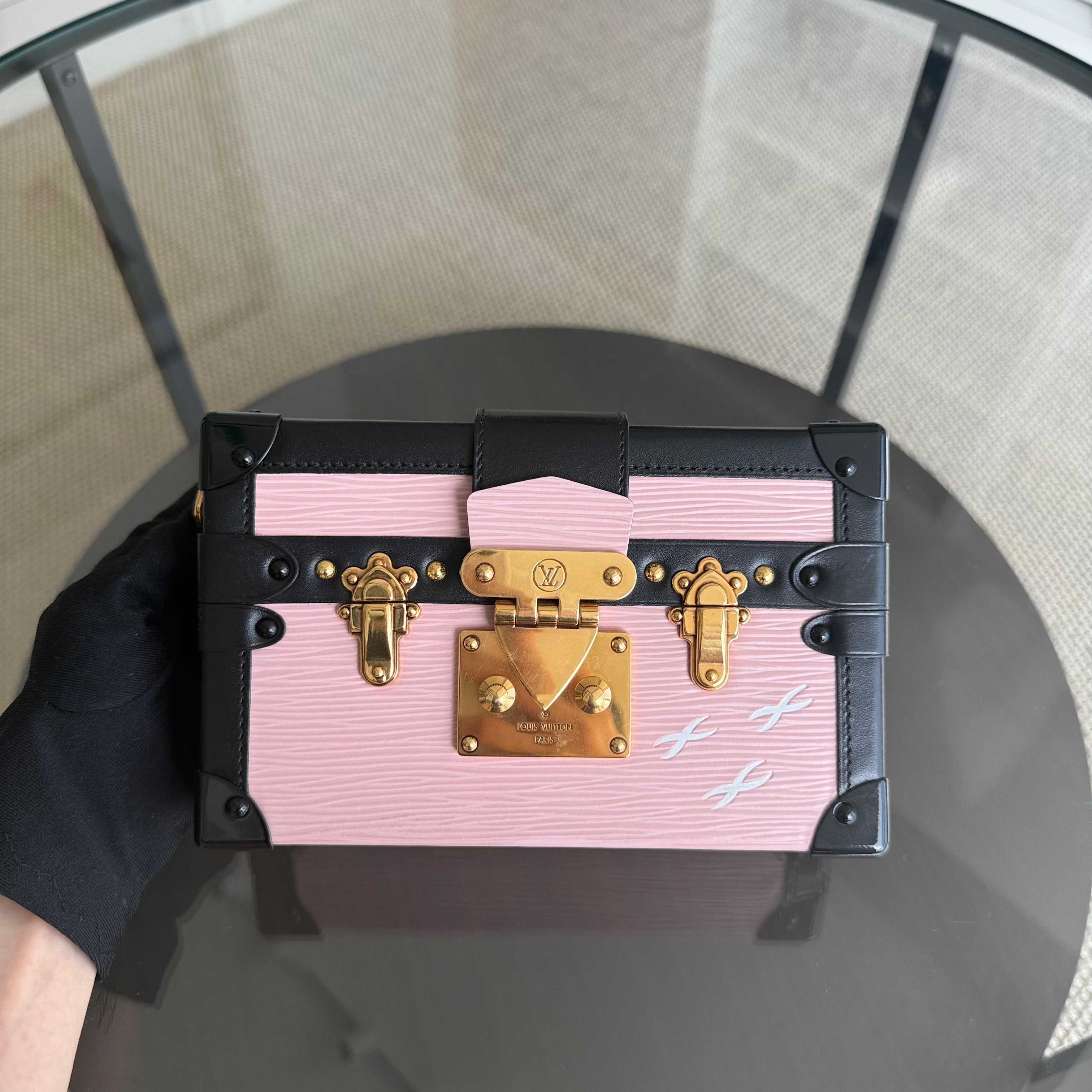 Louis Vuitton Petite Malle - EPI Light Pink Box Crossbody Gold Hardware