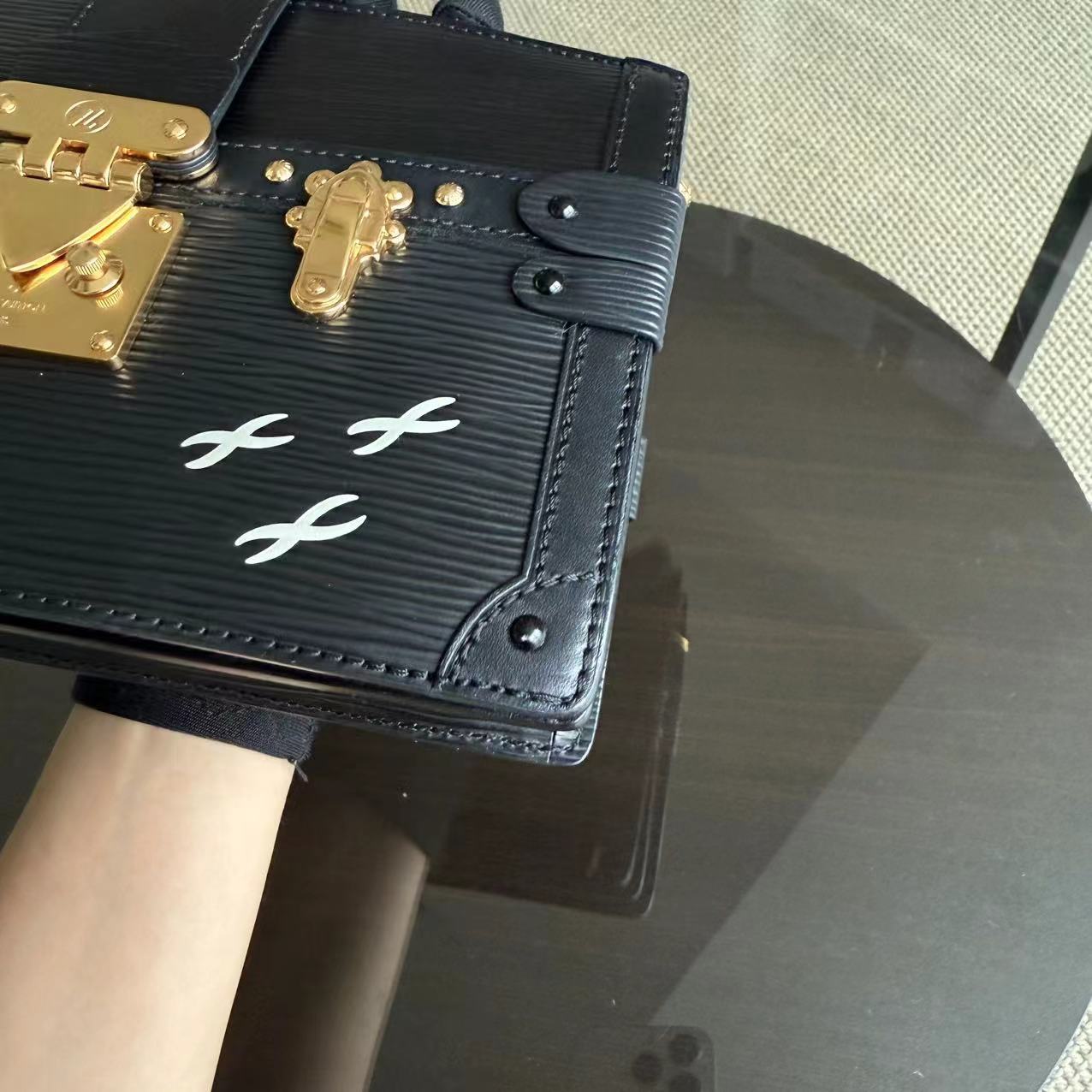 Louis Vuitton Trunk Clutch - EPI Leather Black Gold Hardware