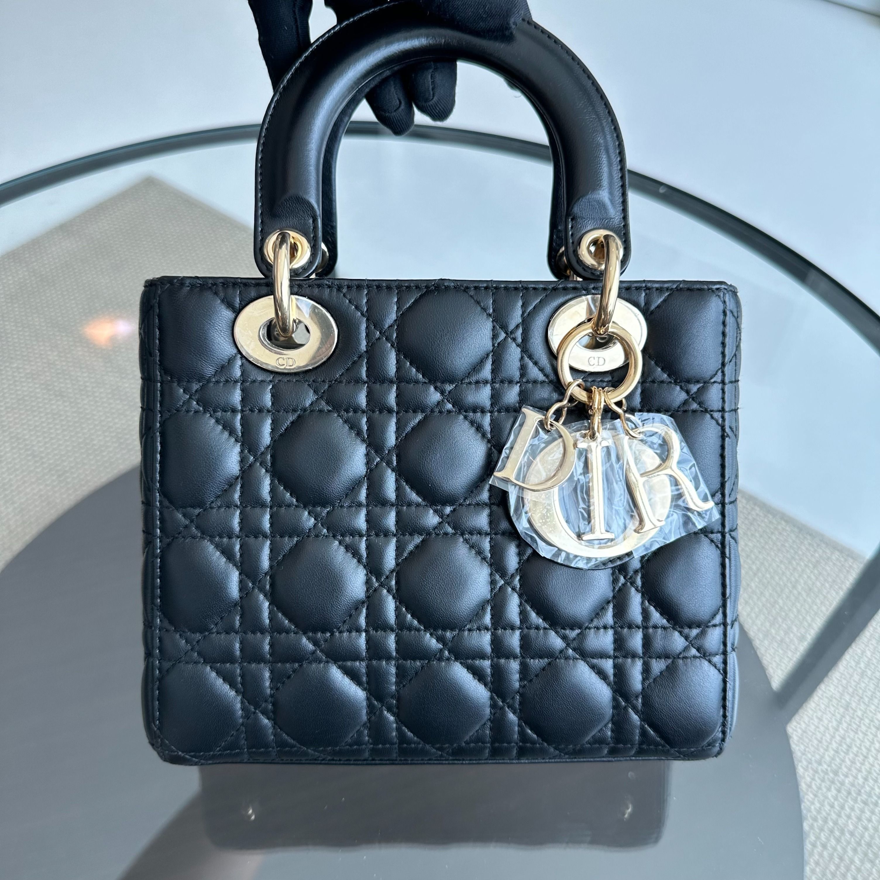 *ABC Strap* Dior Lady Small MyABC Cannage ABC Black GHW - Luxury Evermore