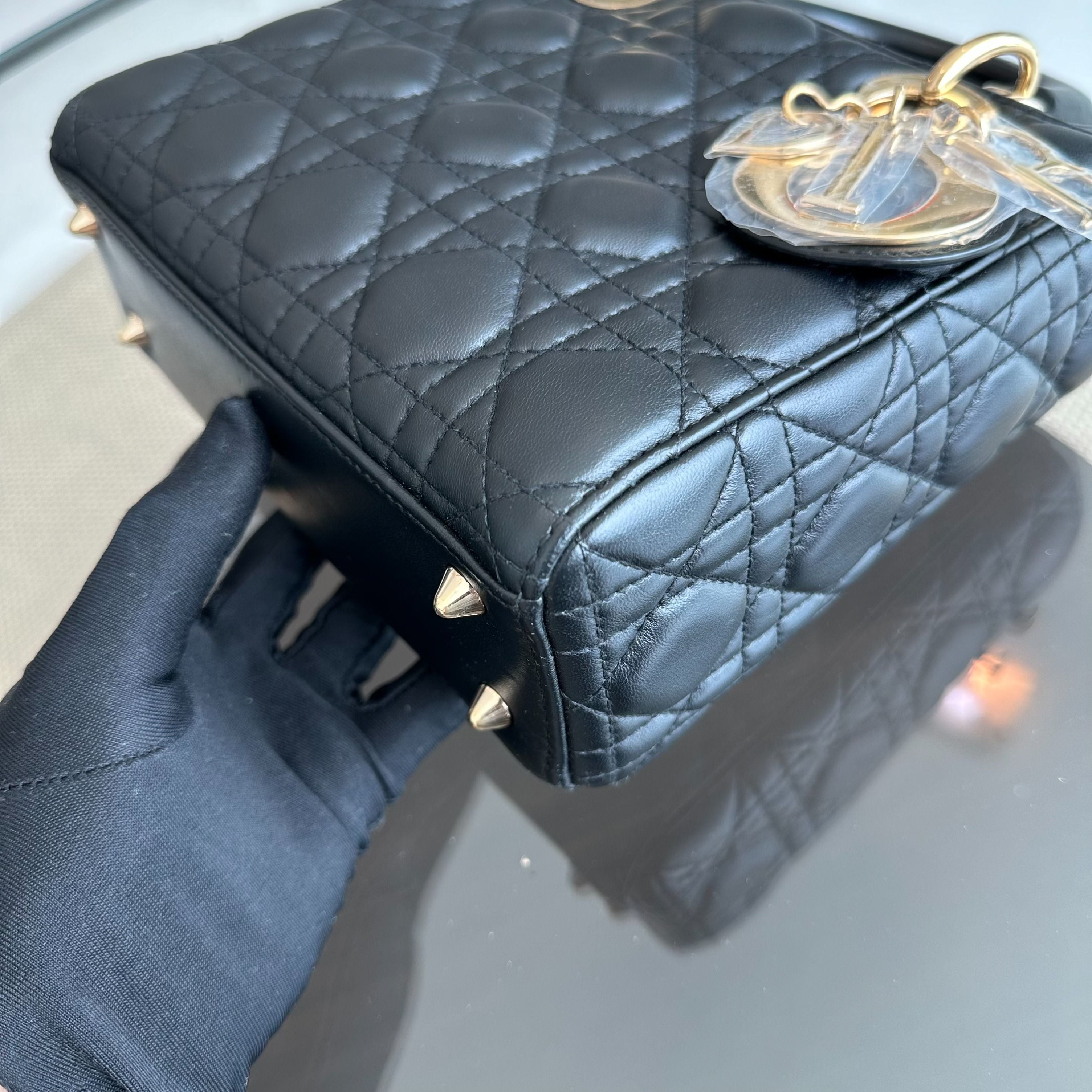 *ABC Strap* Dior Lady Small MyABC Cannage ABC Black GHW - Luxury Evermore