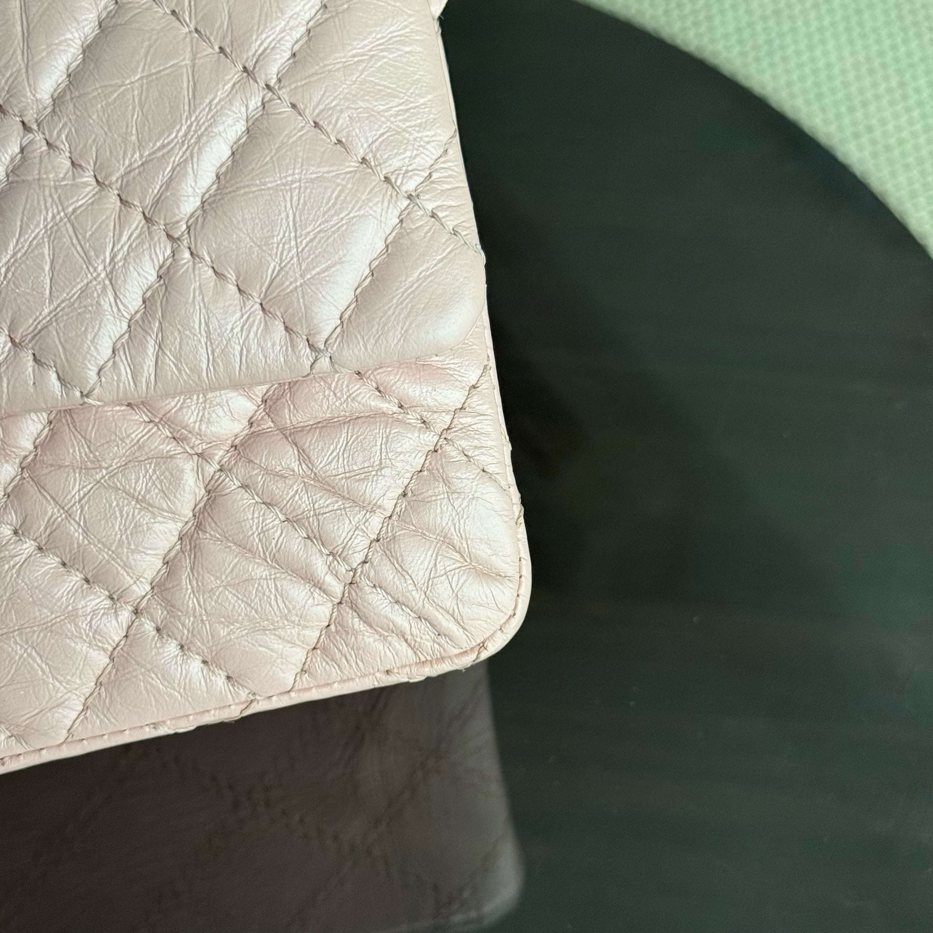 Chanel 2.55 Reissue 225 Small - Sakura Pink Quilted Aged Calfskin Ruthenium Gold Hardware Series 27
