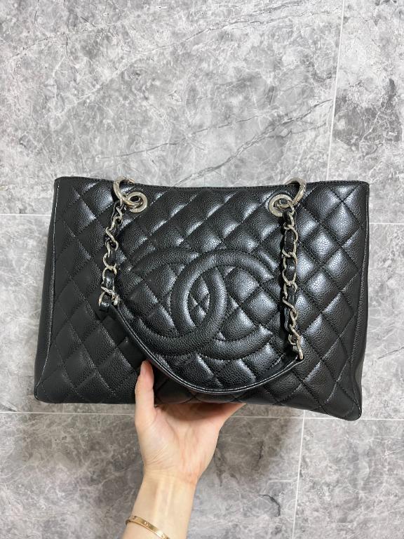 Authentic Chanel Grand Shopping Tote GST - Luxury Evermore