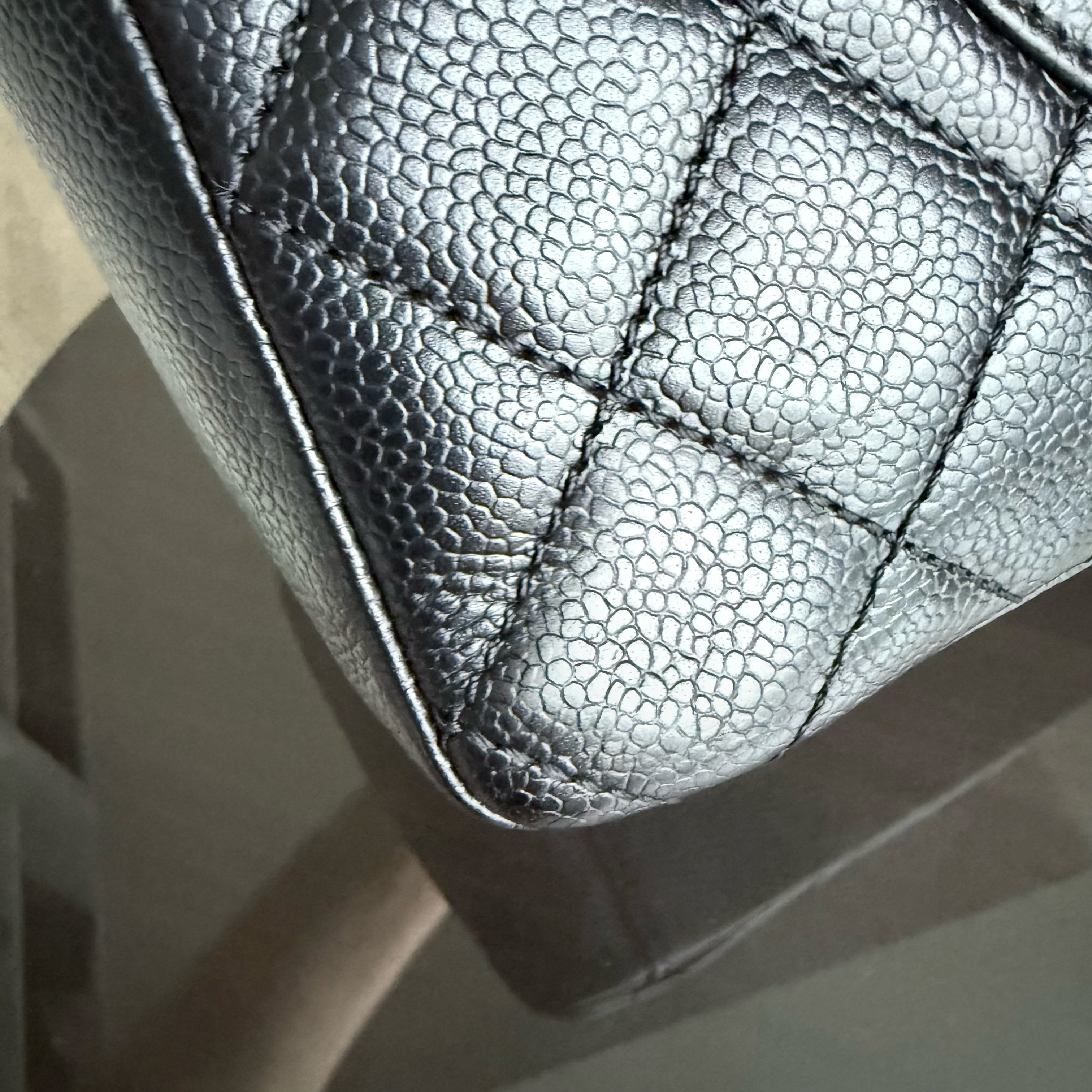 Chanel PST Petite Shopping Tote - Caviar Quilted Grained Calfskin Black Gold Hardware Series 11