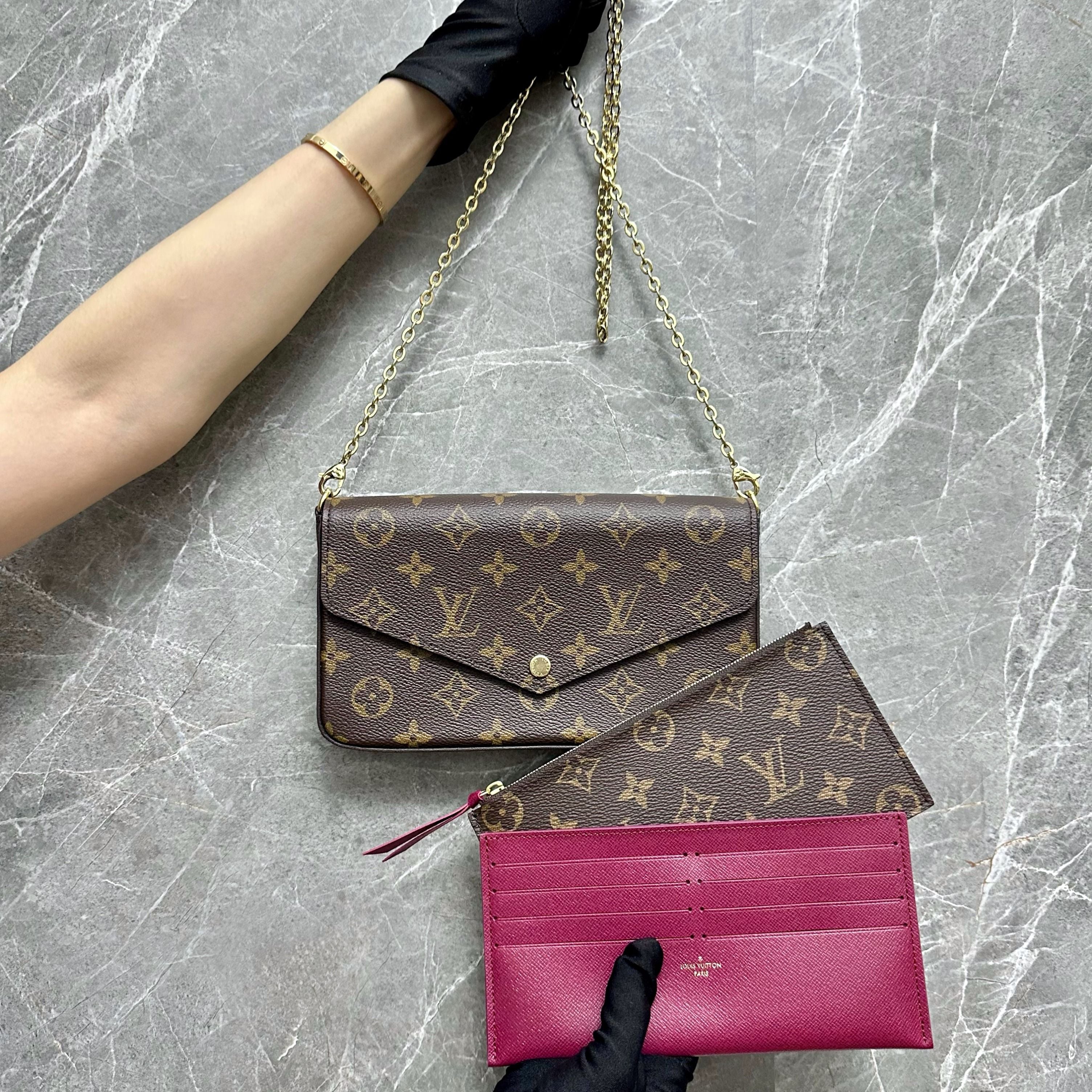 *Brand New Full Set* LV Pochette Felicie Monogram Shoulder Bag - Luxury Evermore