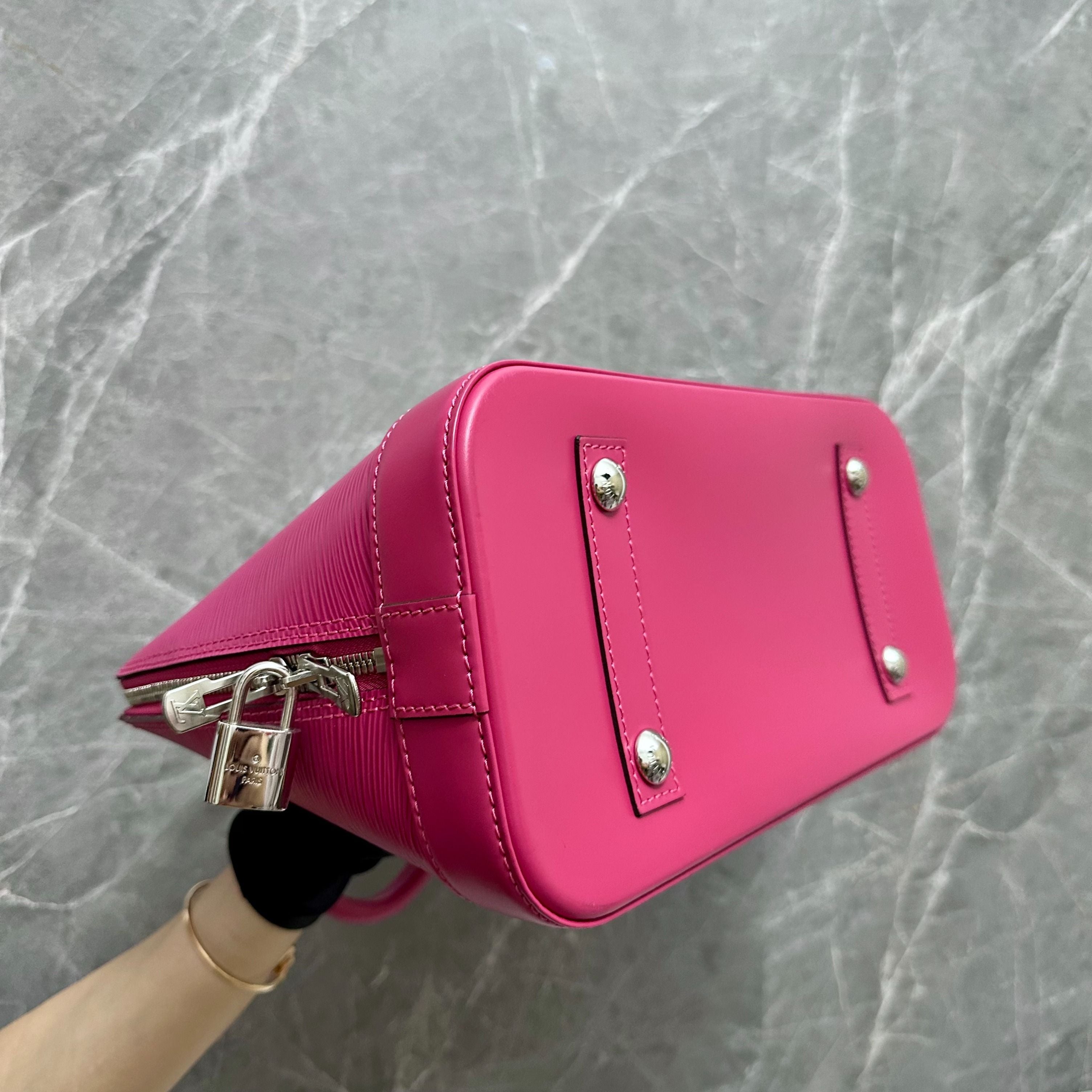 BRAND NEW LV Alma PM EPI Hot Pink - Luxury Evermore