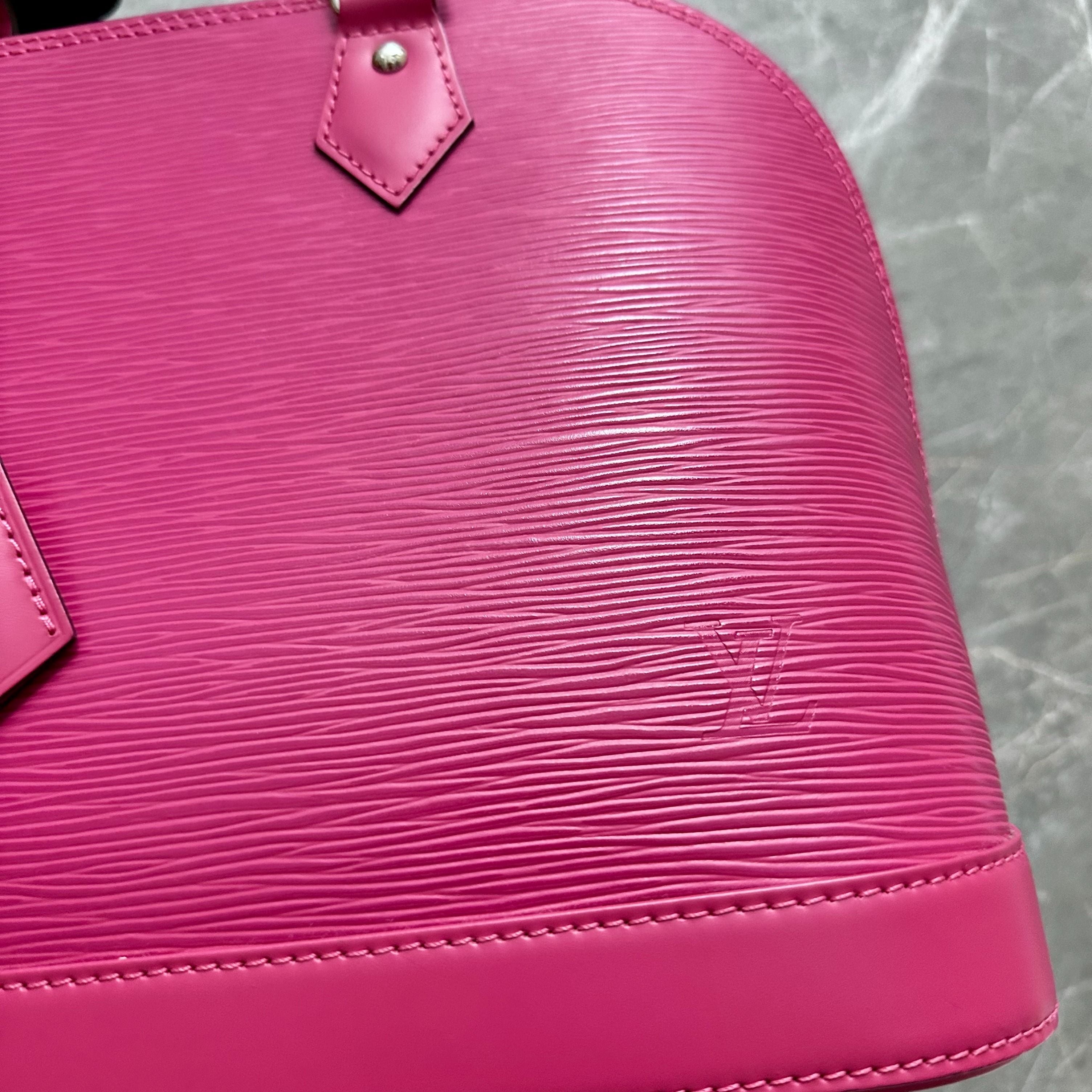 BRAND NEW LV Alma PM EPI Hot Pink - Luxury Evermore