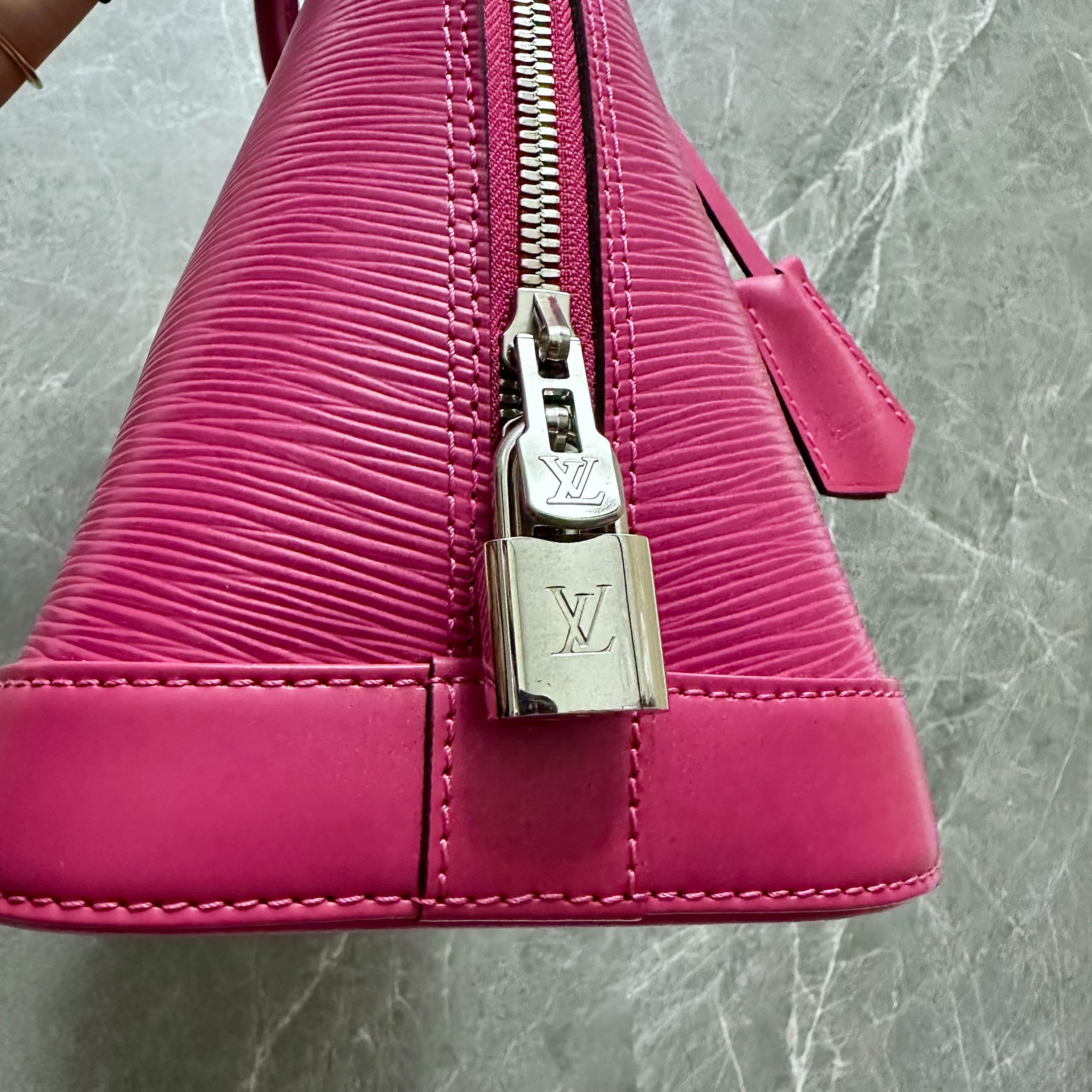 BRAND NEW LV Alma PM EPI Hot Pink - Luxury Evermore