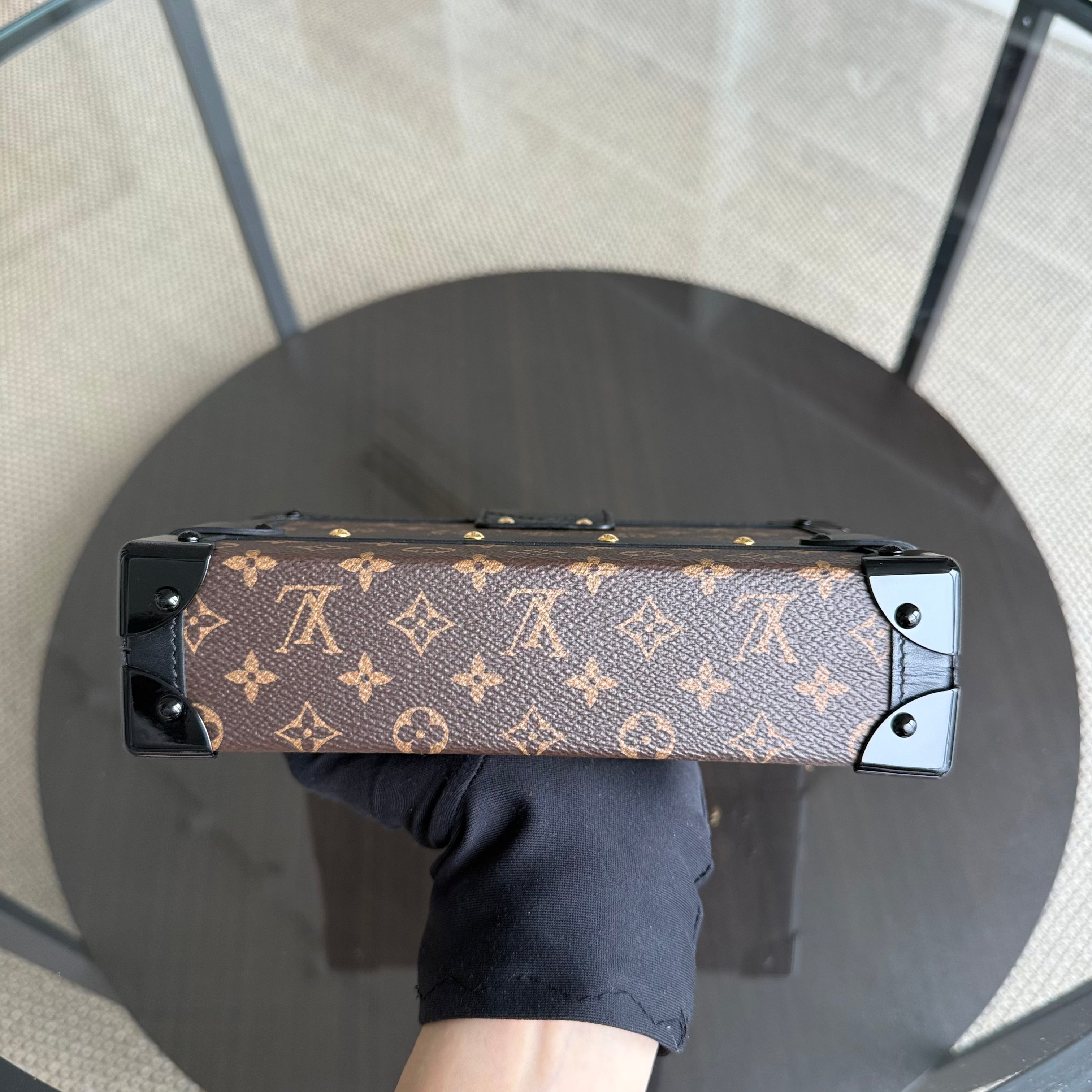 Louis Vuitton Petite Malle - Canvas Monogram Box Crossbody