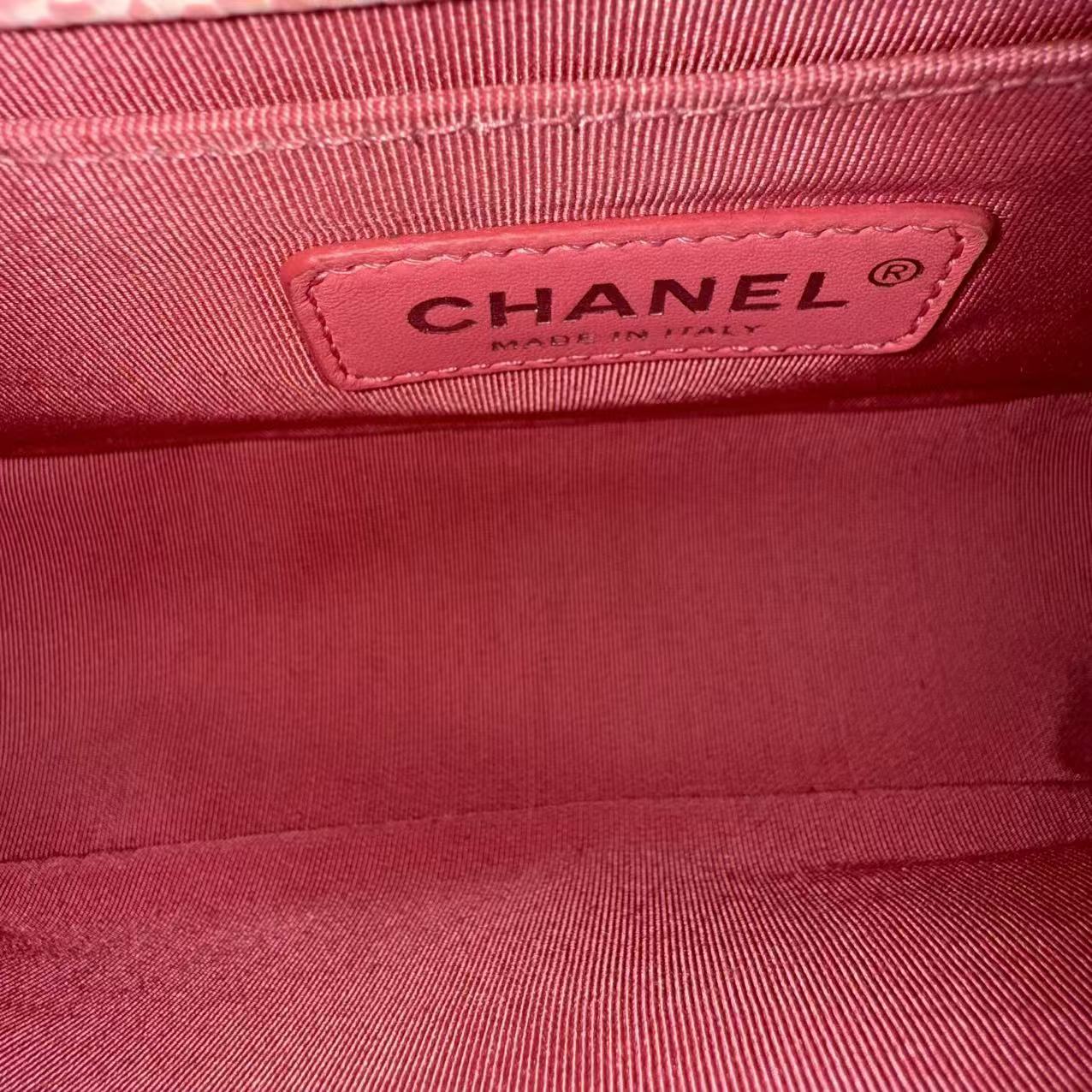 *Rare, Unused* Chanel Boy Medium - 25CM Raibow Caviar Quilted Mixed Hardware Series 25