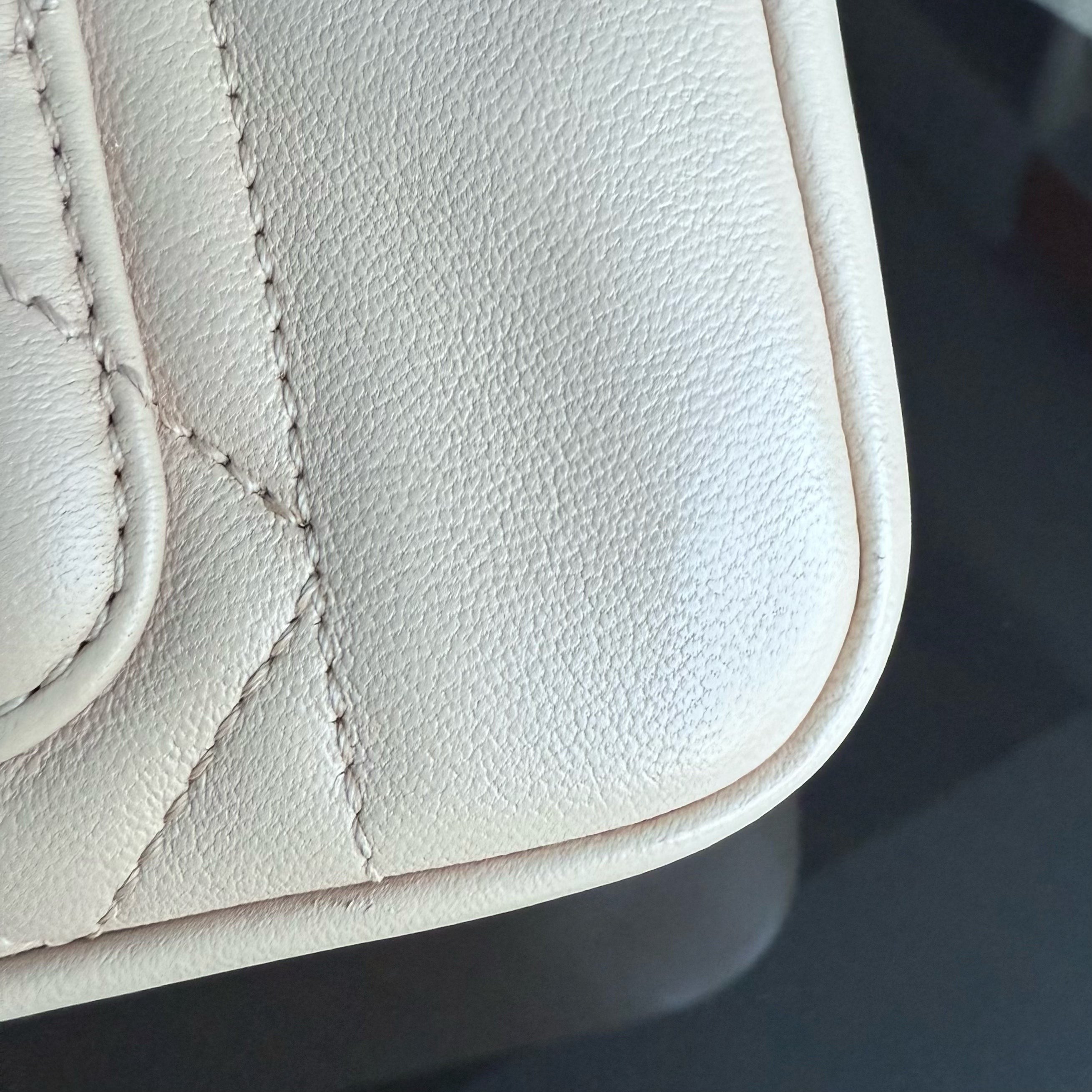 Chanel Diana Small - 22CM Quilted Lambskin Beige Gold Hardware Series 20